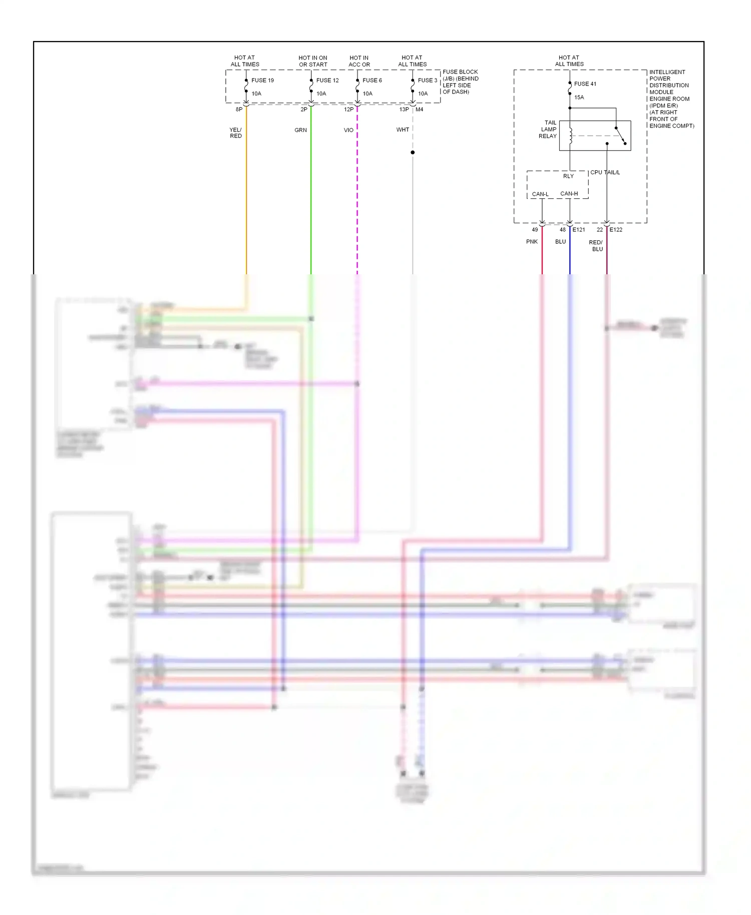 Nissan Maxima A34 (2003-2008) computer data lines system wiring diagram  (12 of 22)