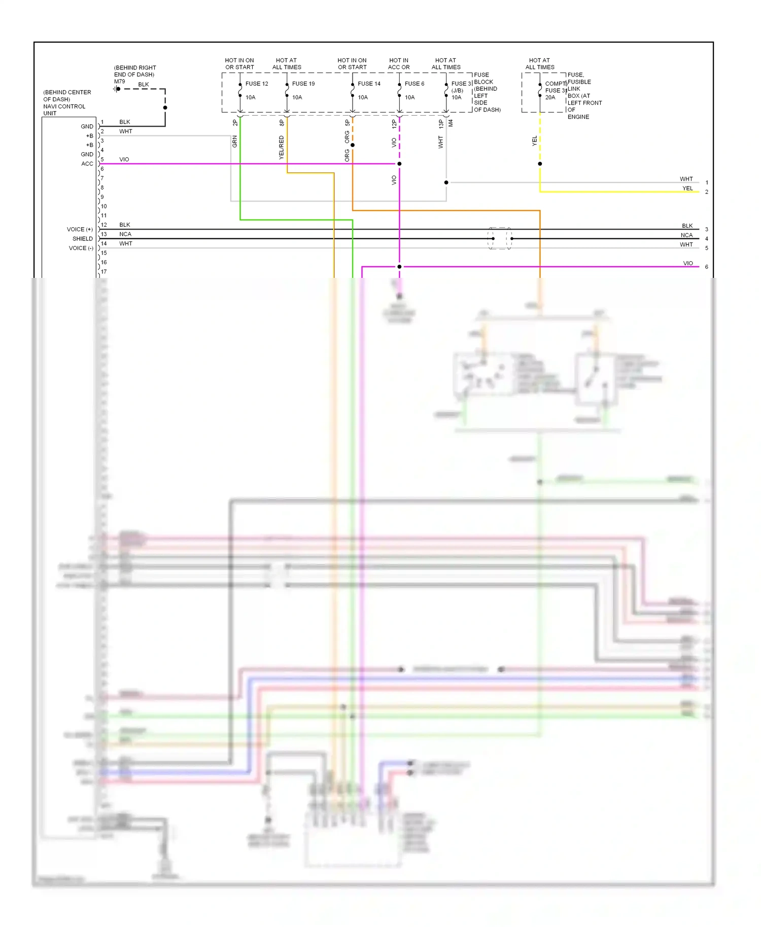 Nissan Maxima A34 (2003-2008) computer data lines system wiring diagram  (18 of 22)