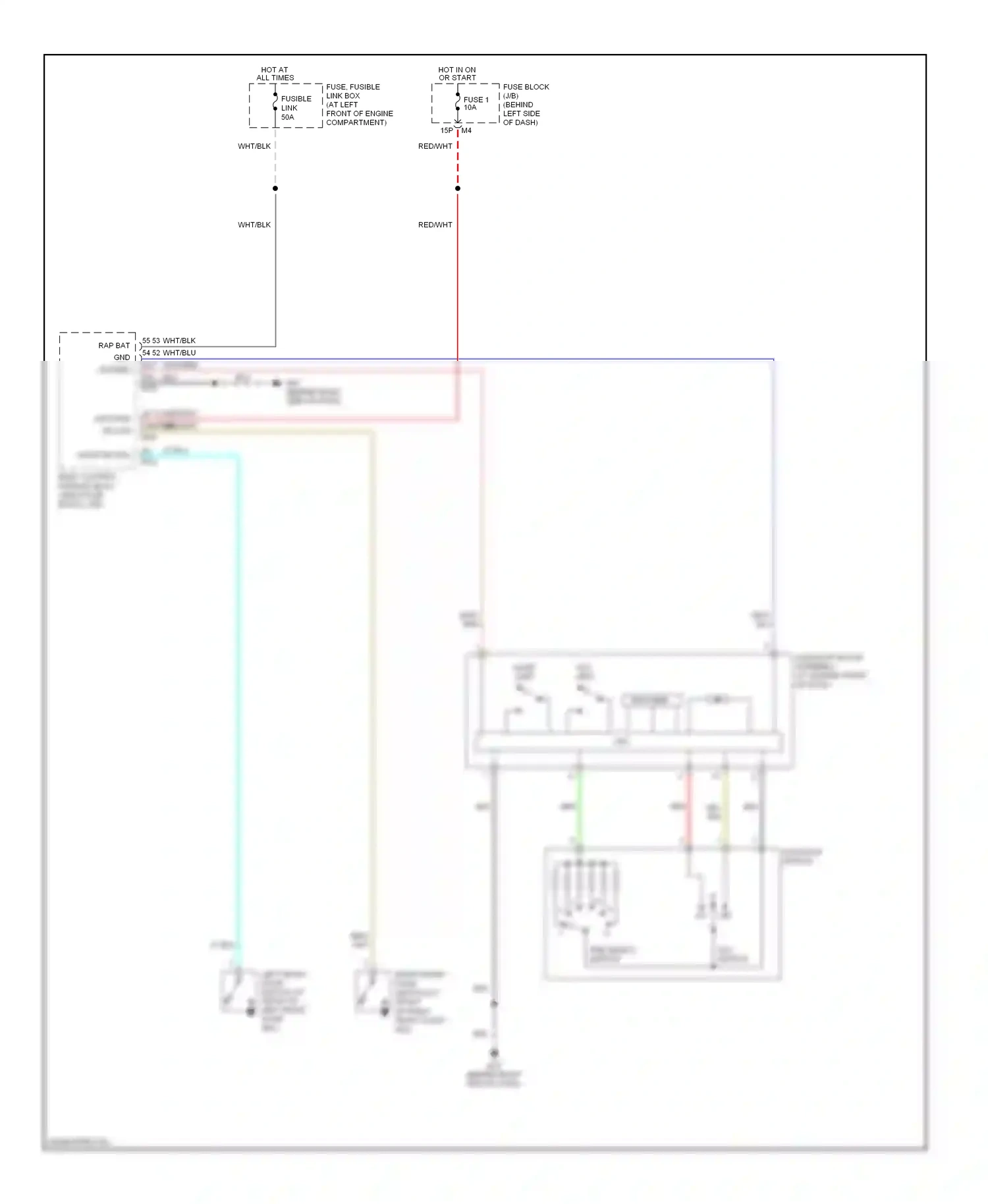 Nissan Maxima A34 (2003-2008) encoder wiring diagram  (1 of 4)