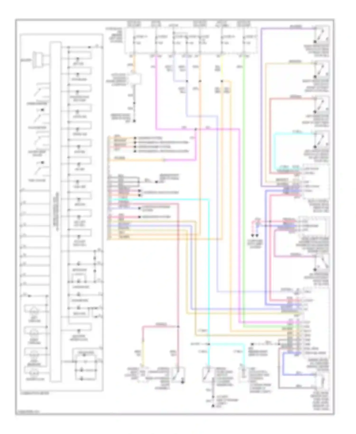 Wiring diagram fuse 14 fuse 11 for Nissan Maxima A34 (2003-2008) (1 of 1)