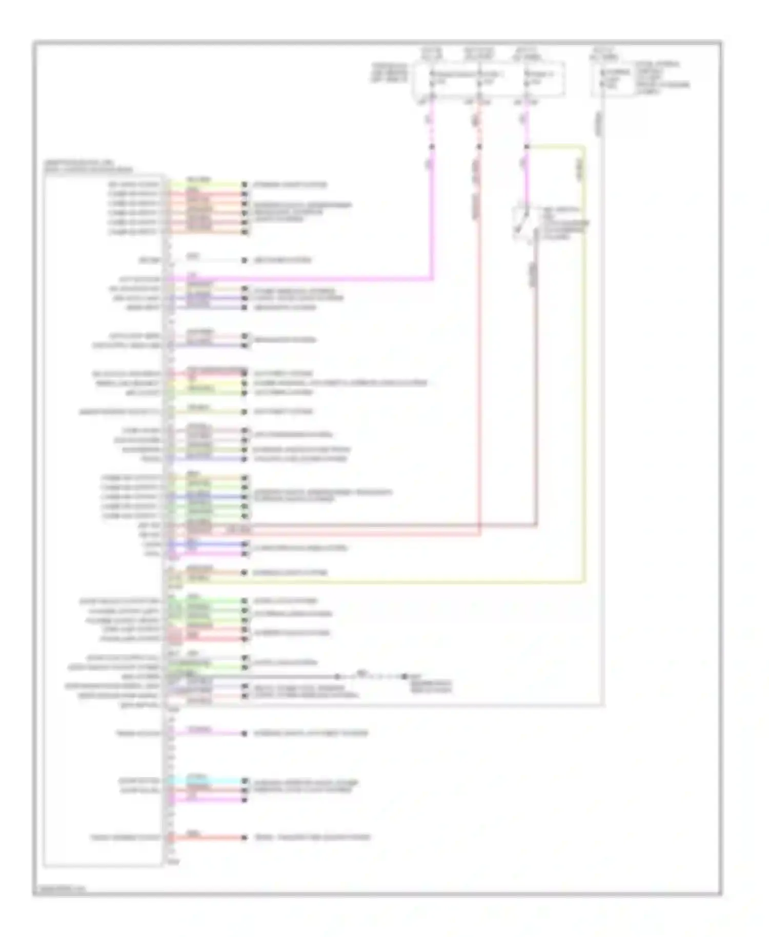 Wiring diagram fuse 21 for Nissan Maxima A34 (2003-2008) (1 of 7)