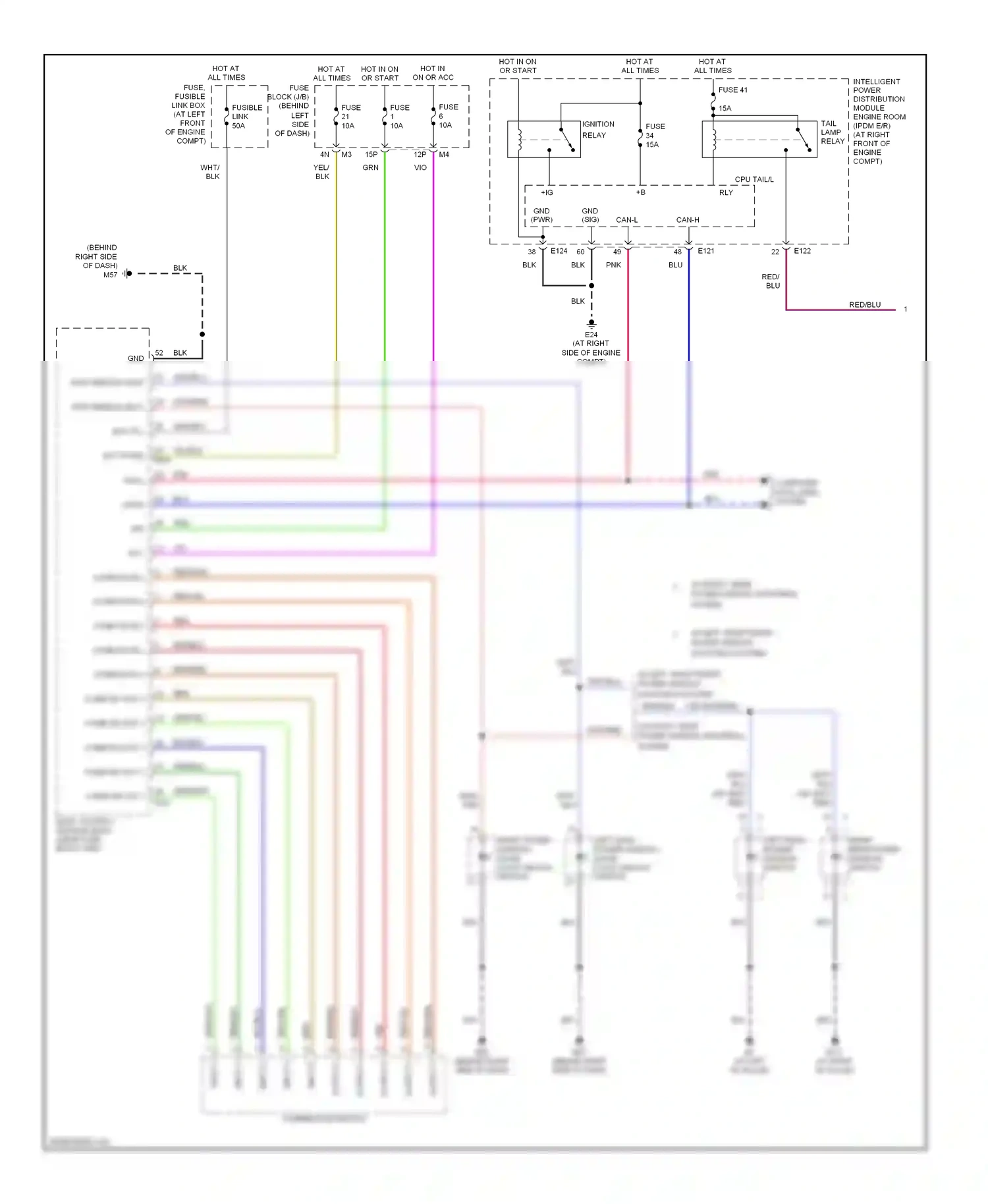 Nissan Maxima A34 (2003-2008) input 2 wiring diagram  (3 of 4)