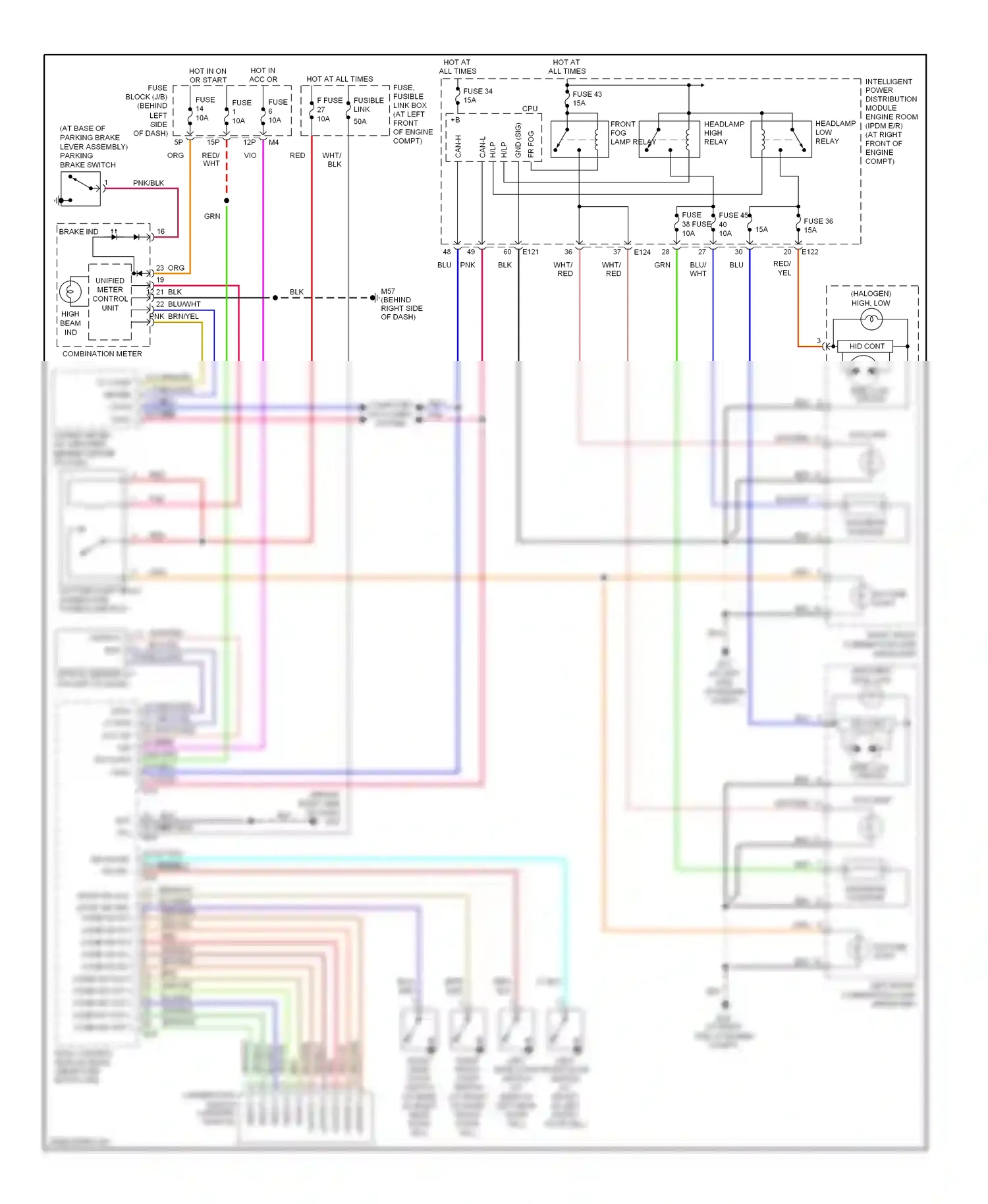 Nissan Maxima A34 (2003-2008) input 2 wiring diagram  (1 of 4)
