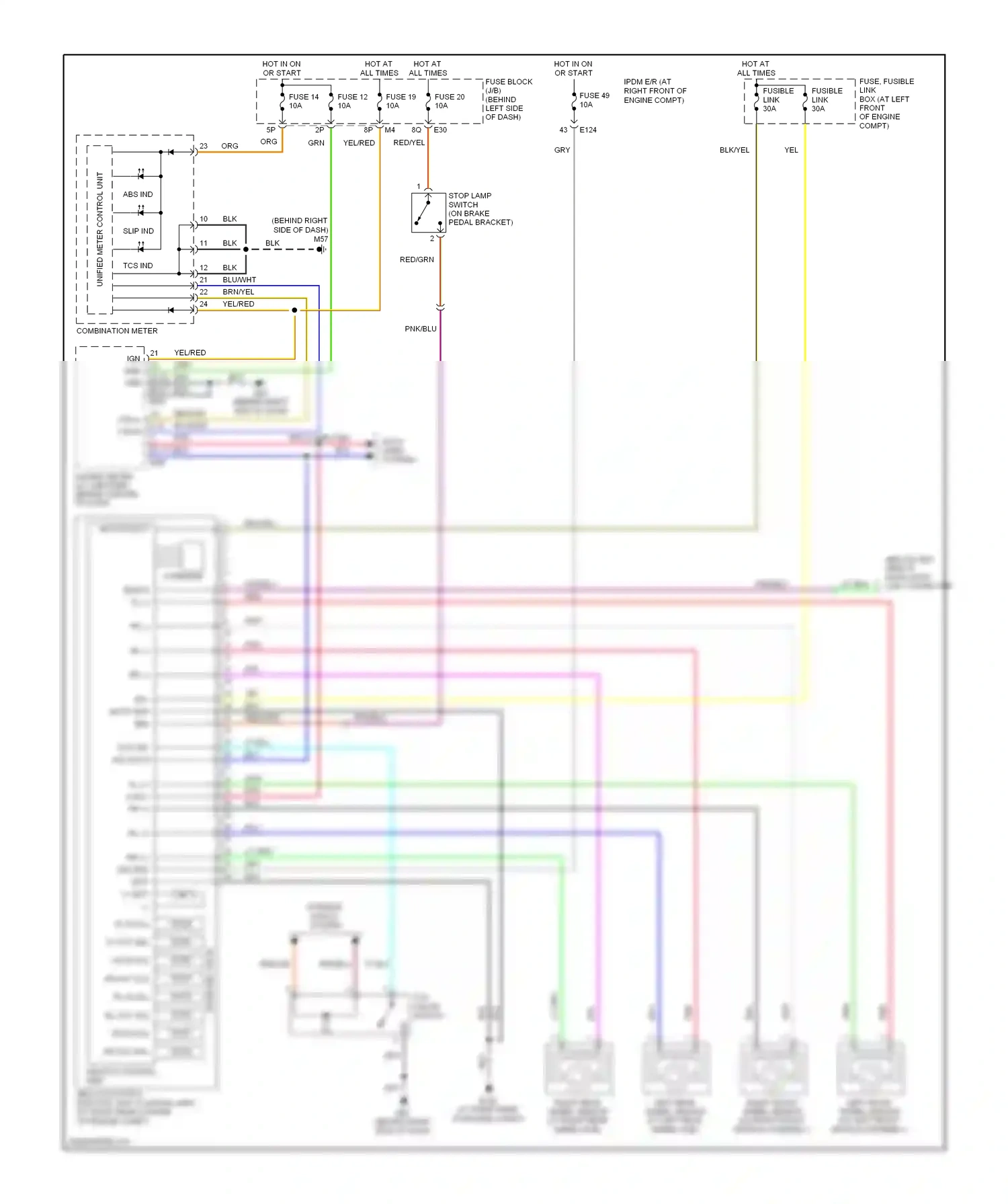 Nissan Maxima A34 (2003-2008) pnk computer data lines system wiring diagram  (1 of 1)
