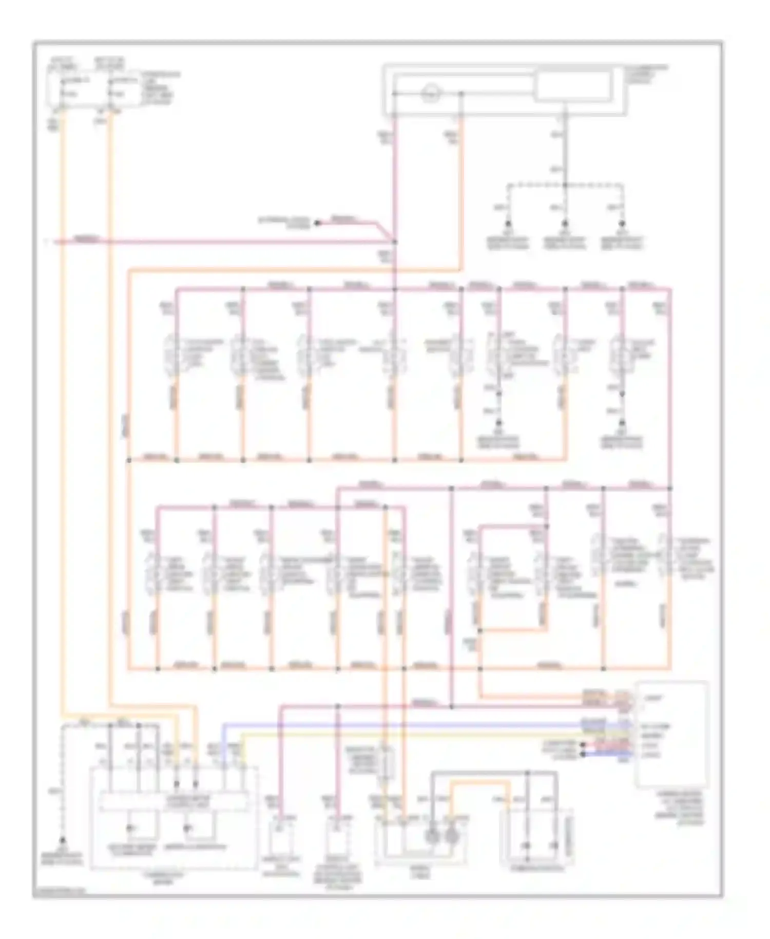 Wiring diagram resistor 1 (behind center for Nissan Maxima A34 (2003-2008) (1 of 1)