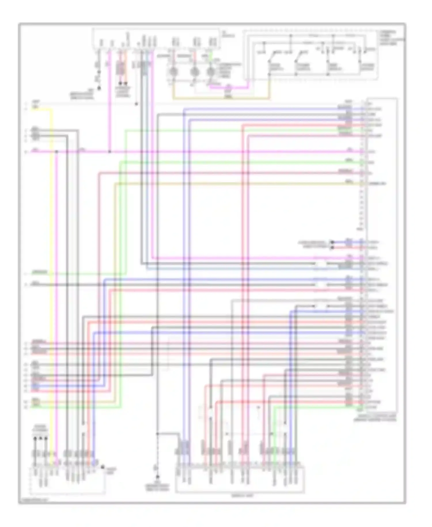 Wiring diagram seek switch for Nissan Maxima A34 (2003-2008) (1 of 1)