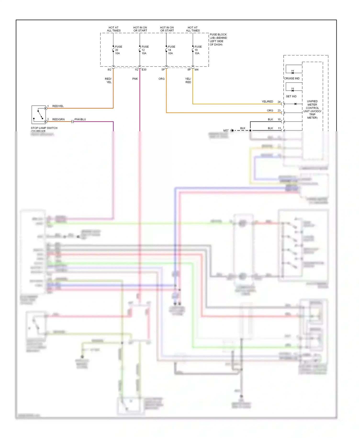 Nissan Maxima A34 (2003-2008) sensor 2 wiring diagram  (1 of 1)