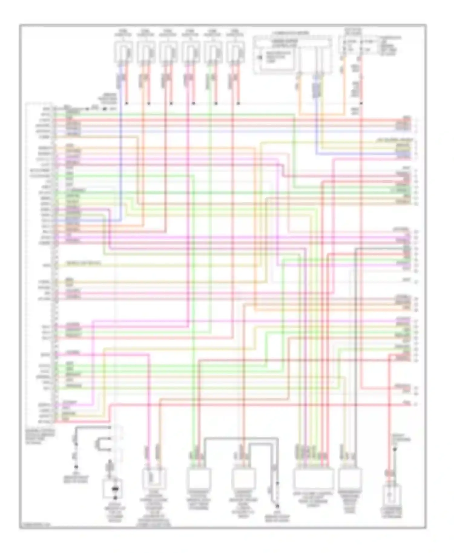 Wiring diagram vio/org for Nissan Maxima A34 (2003-2008) (1 of 3)
