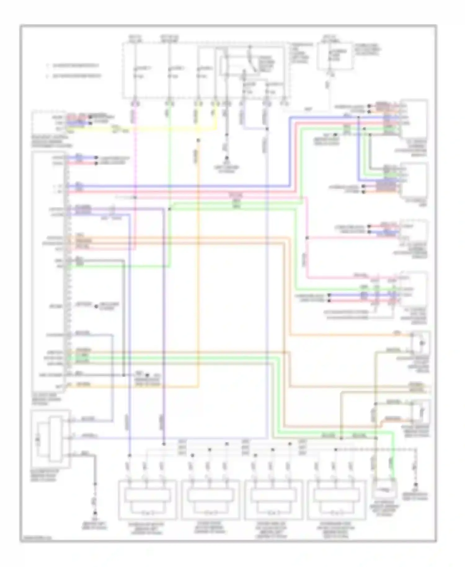 Maxima Nissan A35 (2008-2014): Automatic a/c circuit (1 of 2)
