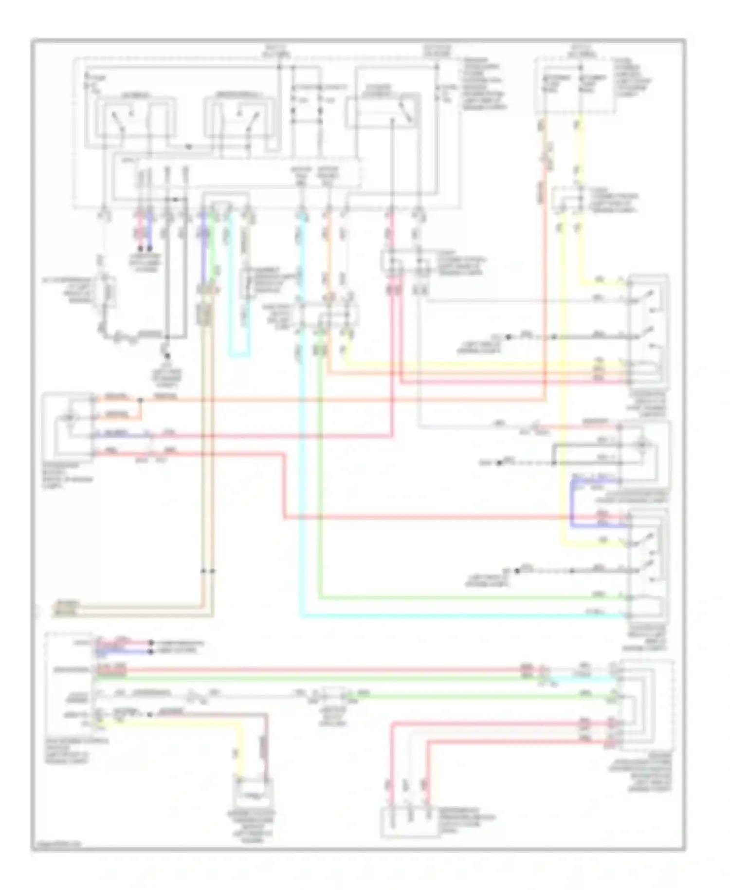 Maxima Nissan A35 (2008-2014): Automatic a/c circuit (2 of 2)