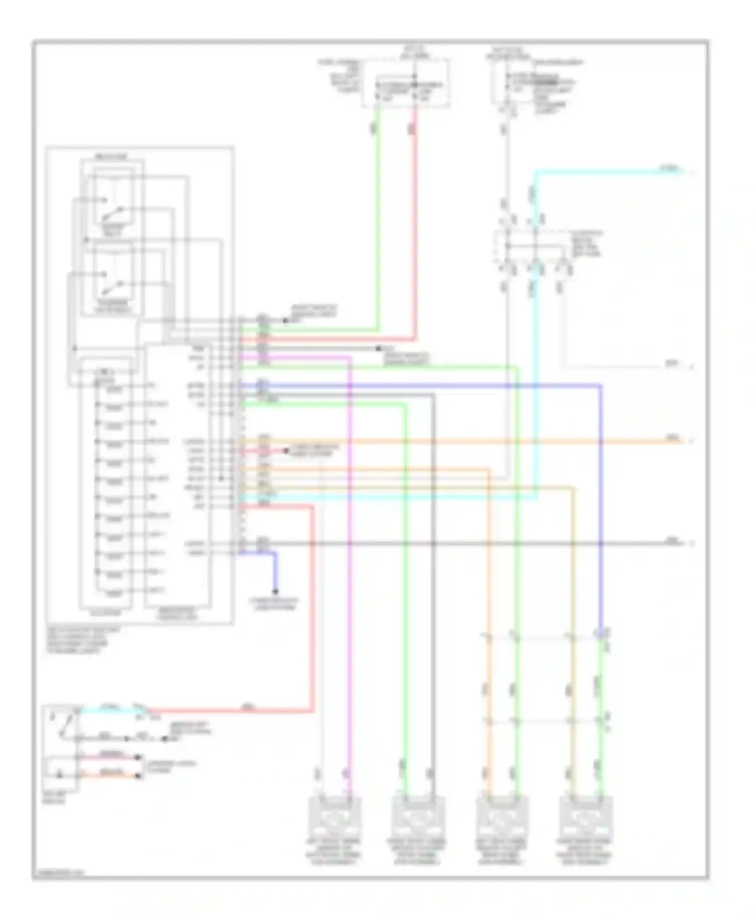 Maxima Nissan A35 (2008-2014): Anti-lock brakes circuit (1 of 2)