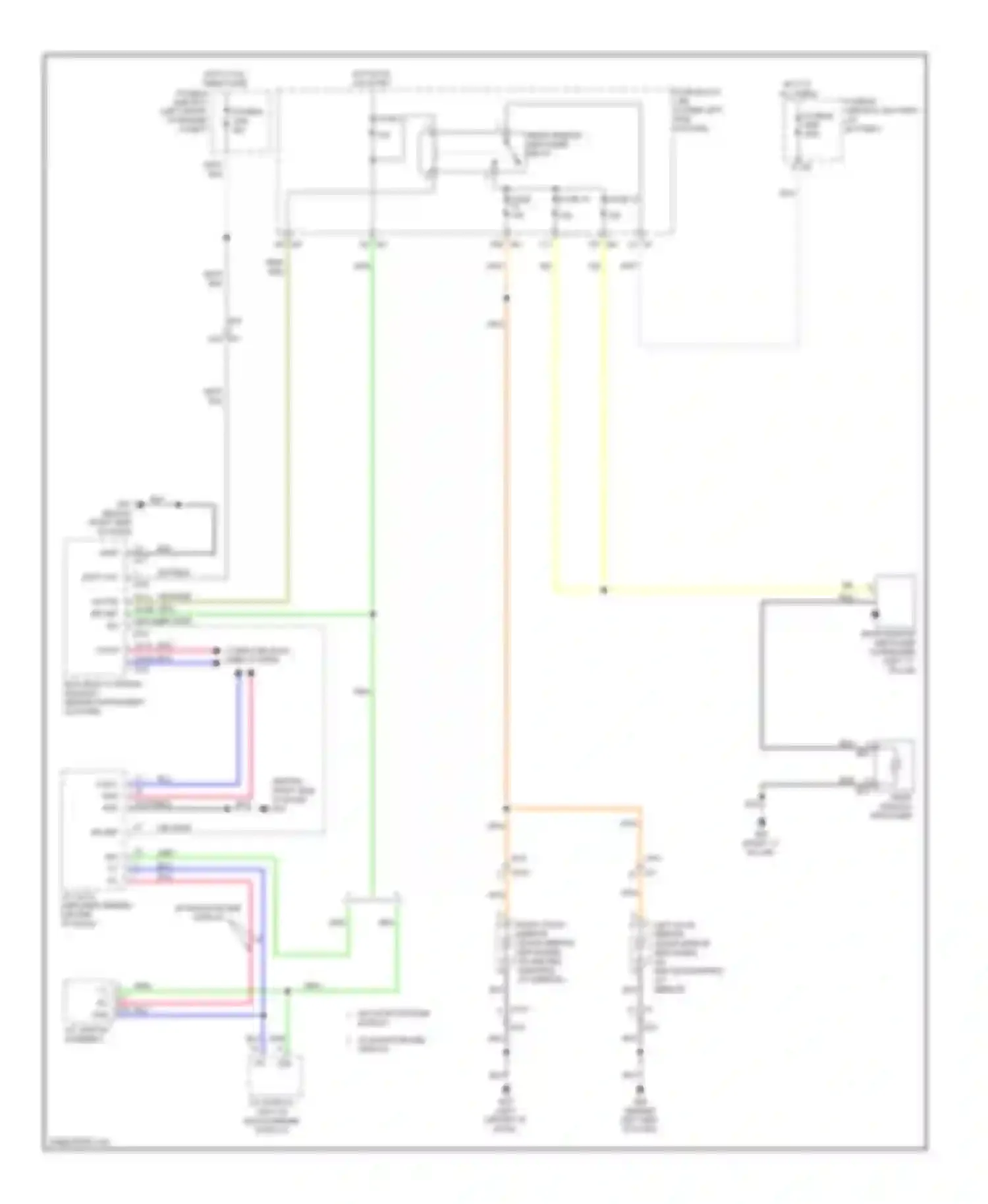 Maxima Nissan A35 (2008-2014): Defoggers circuit