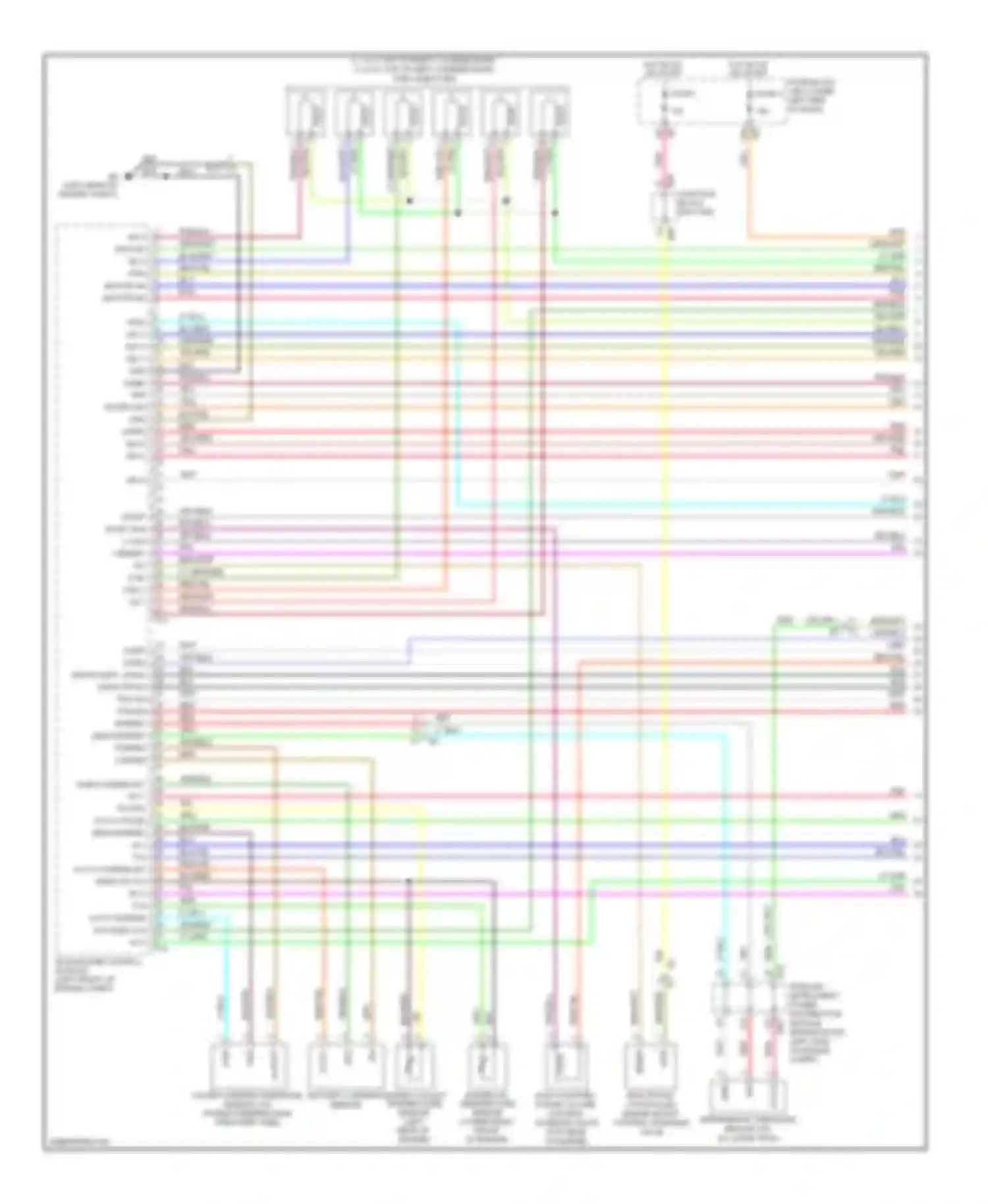 Maxima Nissan A35 (2008-2014): Wiring diagram engine performance 3.5l (1 of 4)