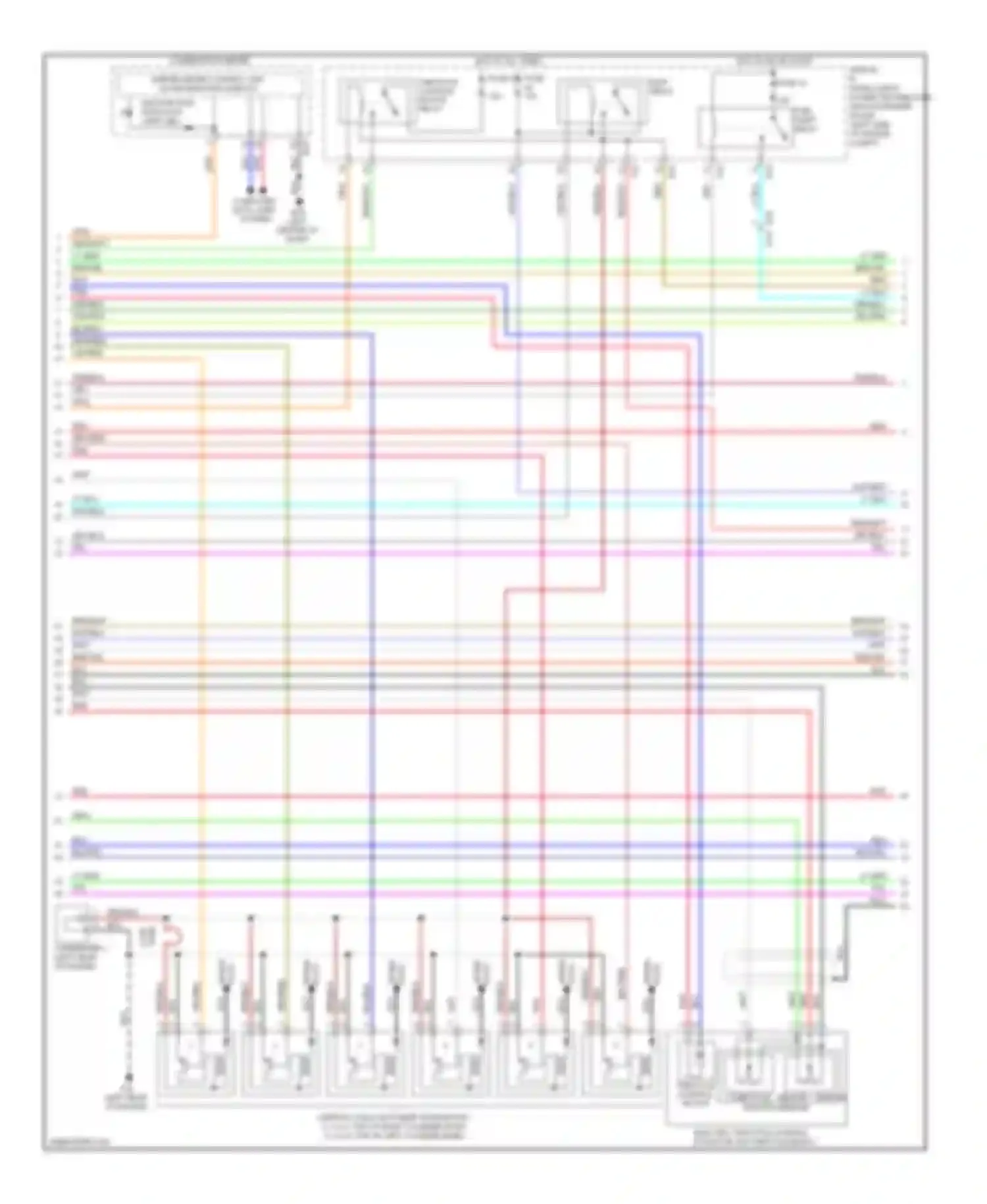 Maxima Nissan A35 (2008-2014): Wiring diagram engine performance 3.5l (2 of 4)