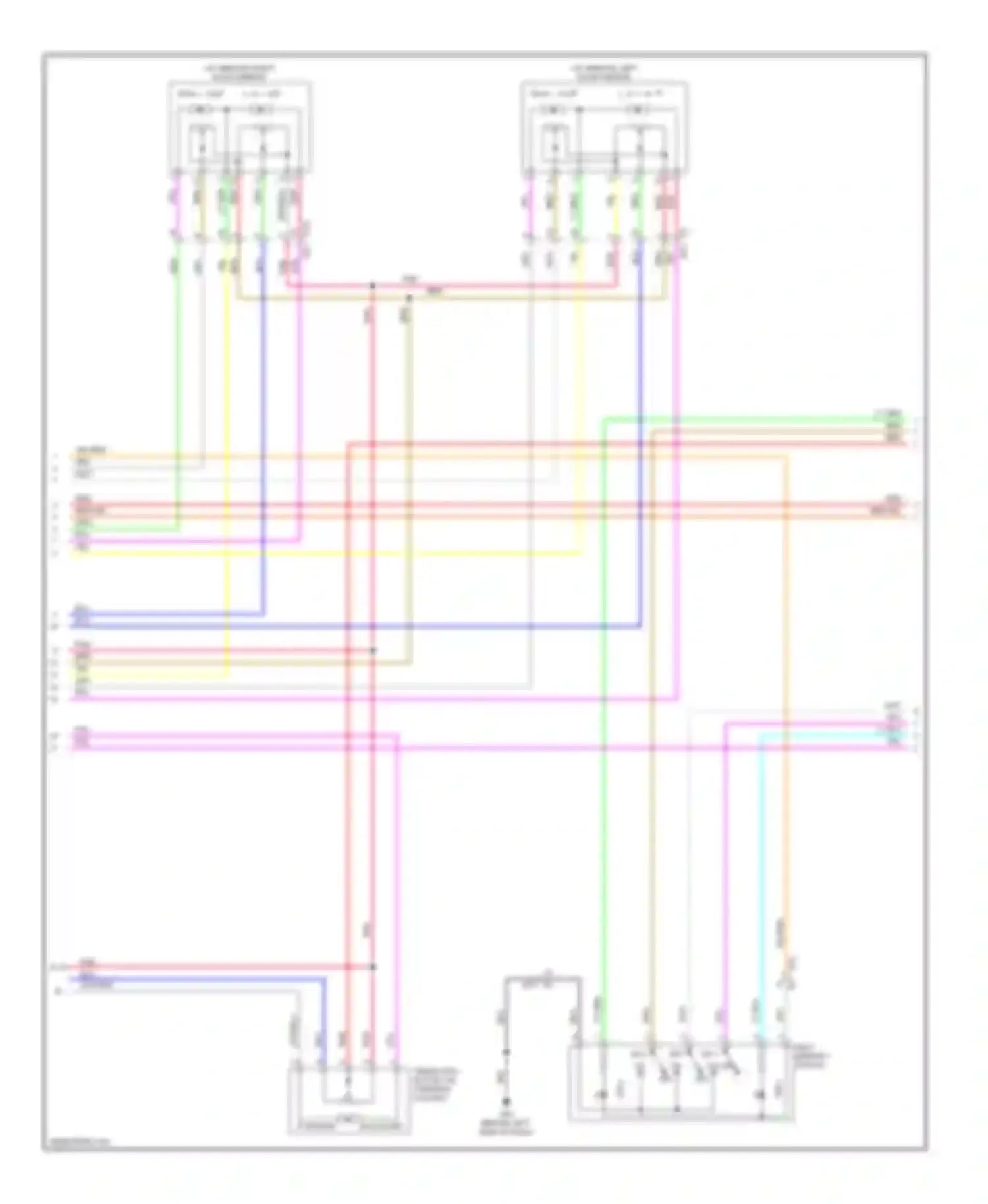 Maxima Nissan A35 (2008-2014): Memory systems circuit (2 of 3)