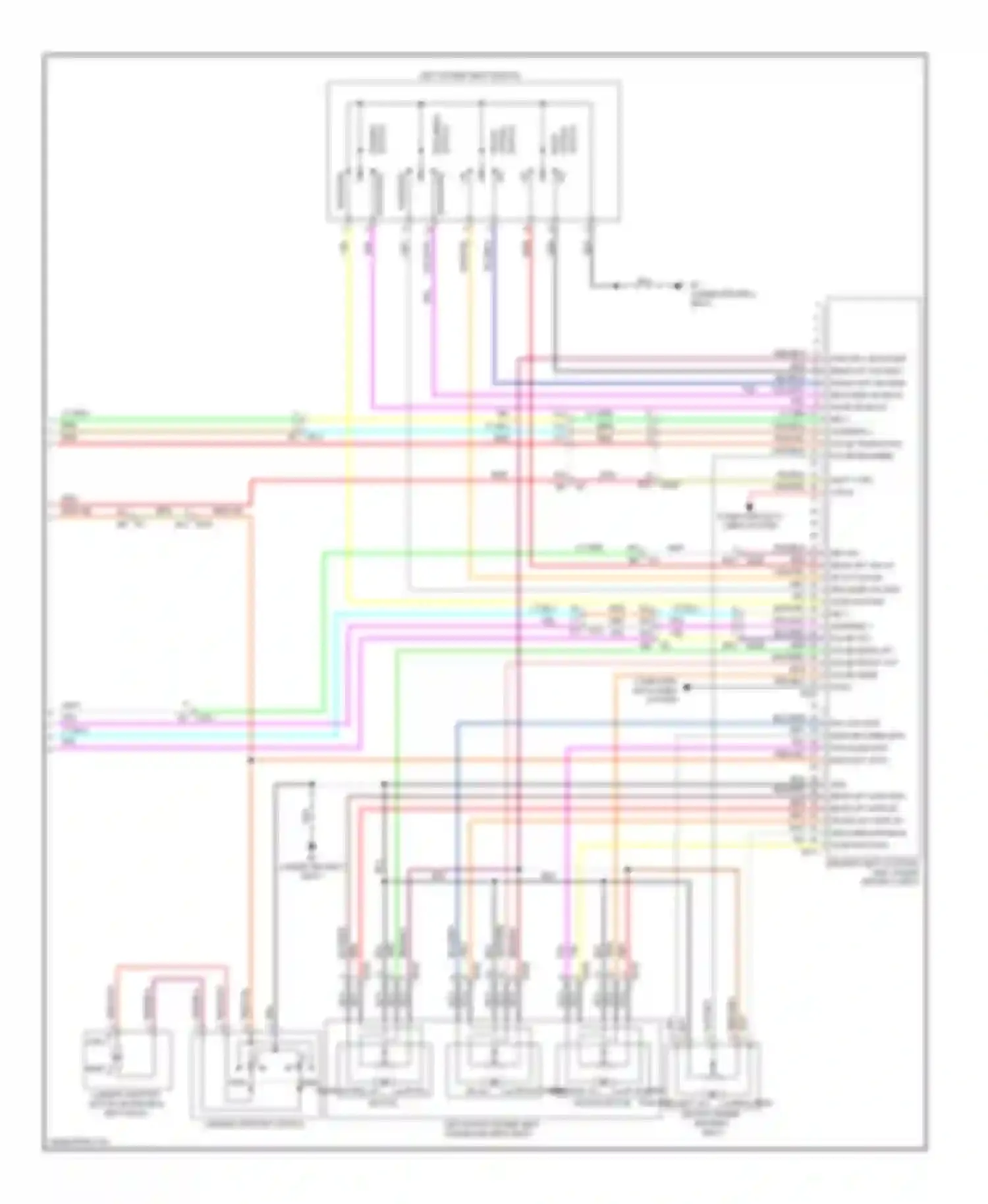 Maxima Nissan A35 (2008-2014): Memory systems circuit (3 of 3)