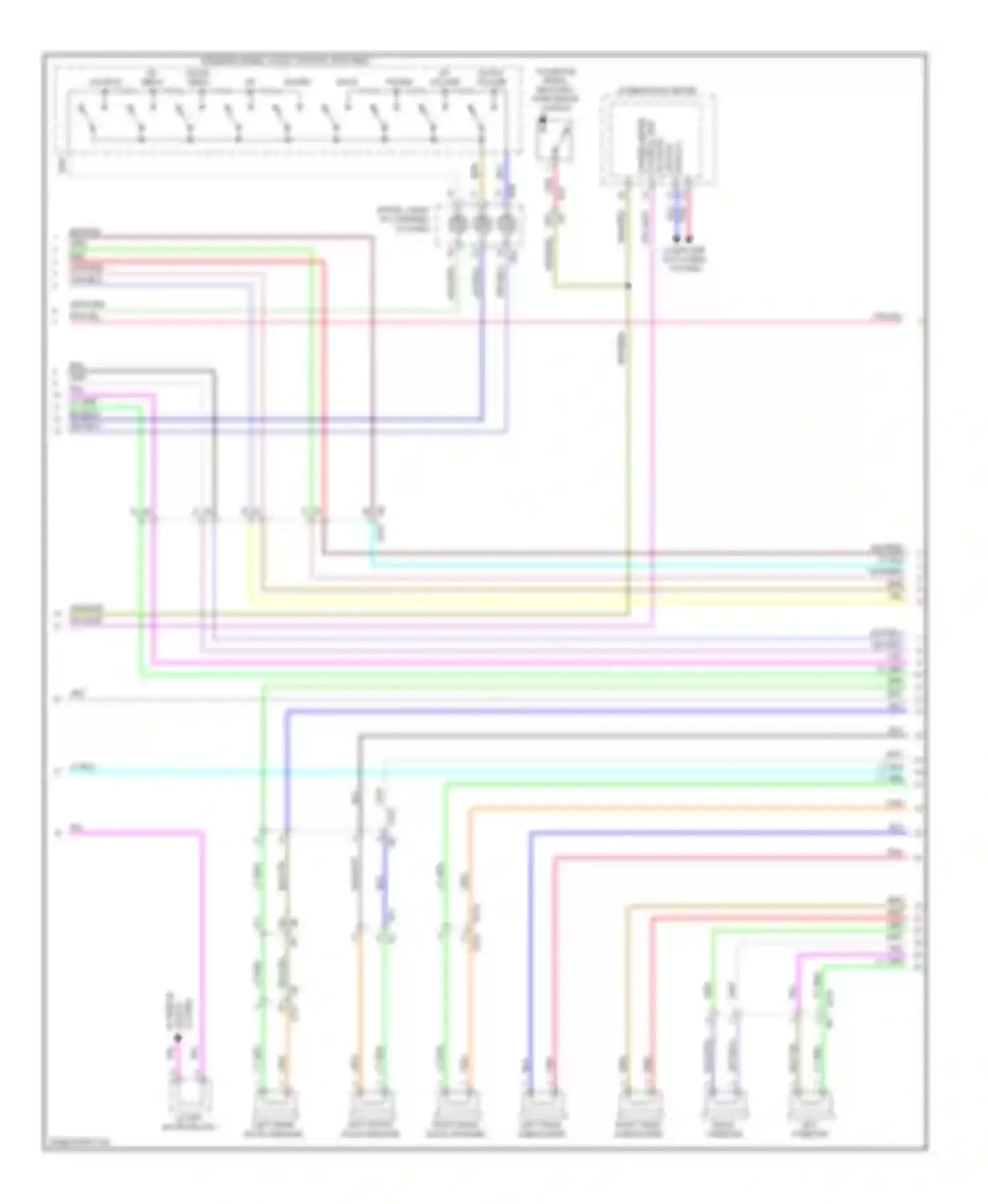 Maxima Nissan A35 (2008-2014): Navigation circuit (2 of 3)