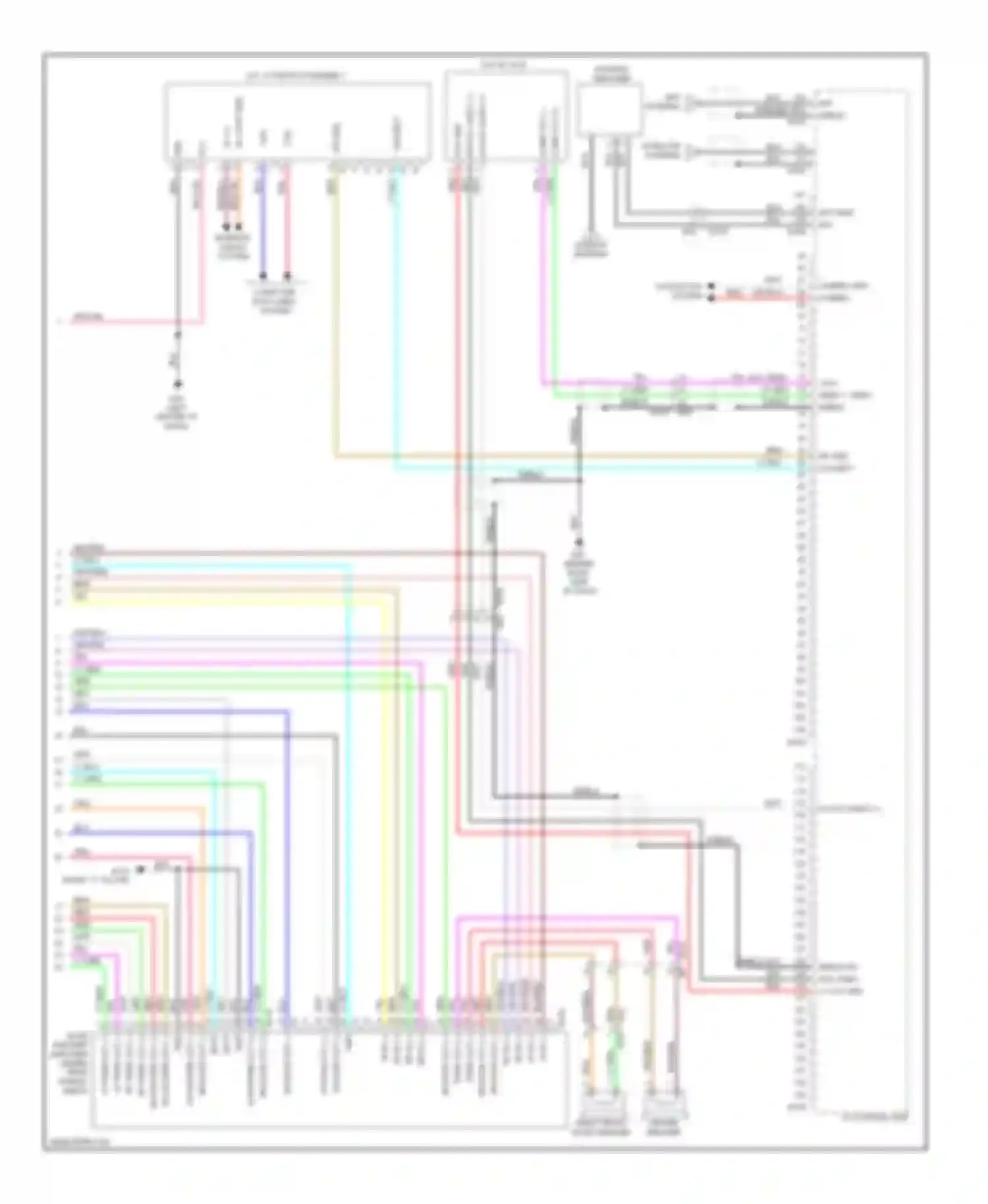 Maxima Nissan A35 (2008-2014): Navigation circuit (3 of 3)
