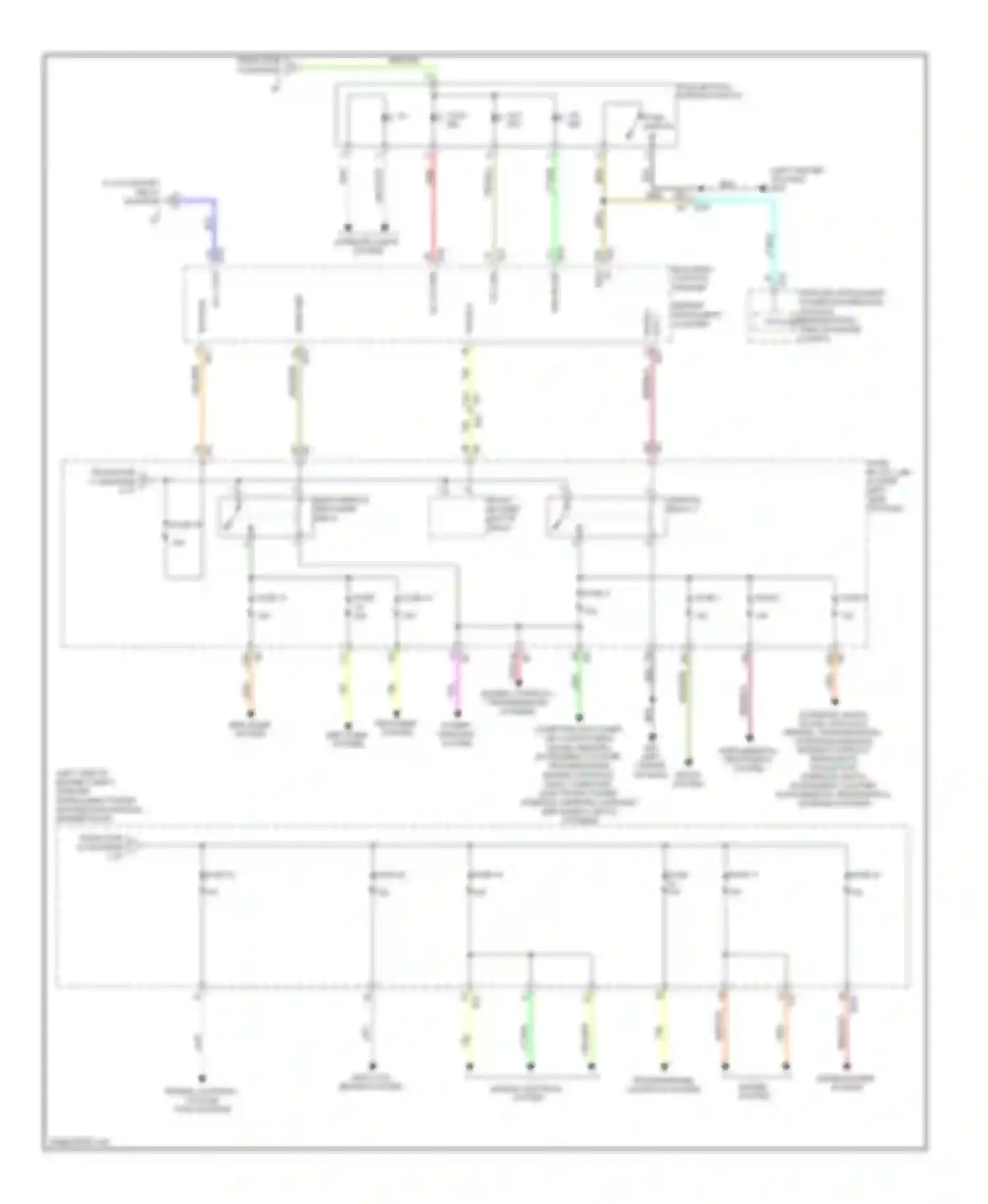 Maxima Nissan A35 (2008-2014): Power distribution circuit (3 of 3)