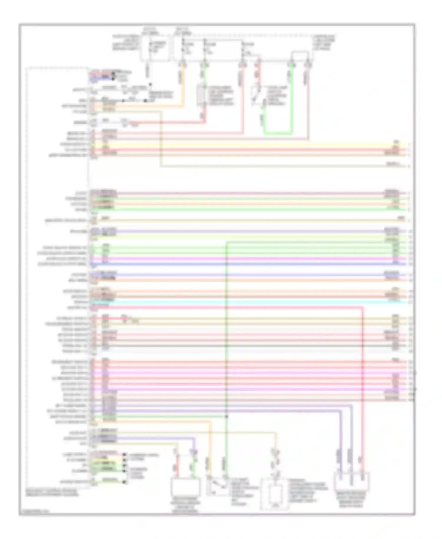 Maxima Nissan A35 (2008-2014): Power door locks circuit (1 of 4)