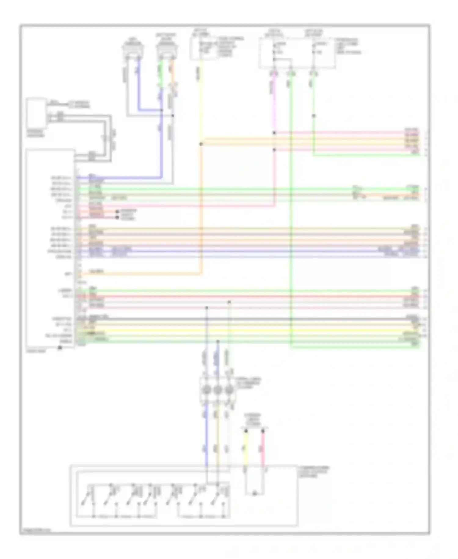 Maxima Nissan A35 (2008-2014): Radio circuit, base (1 of 2)