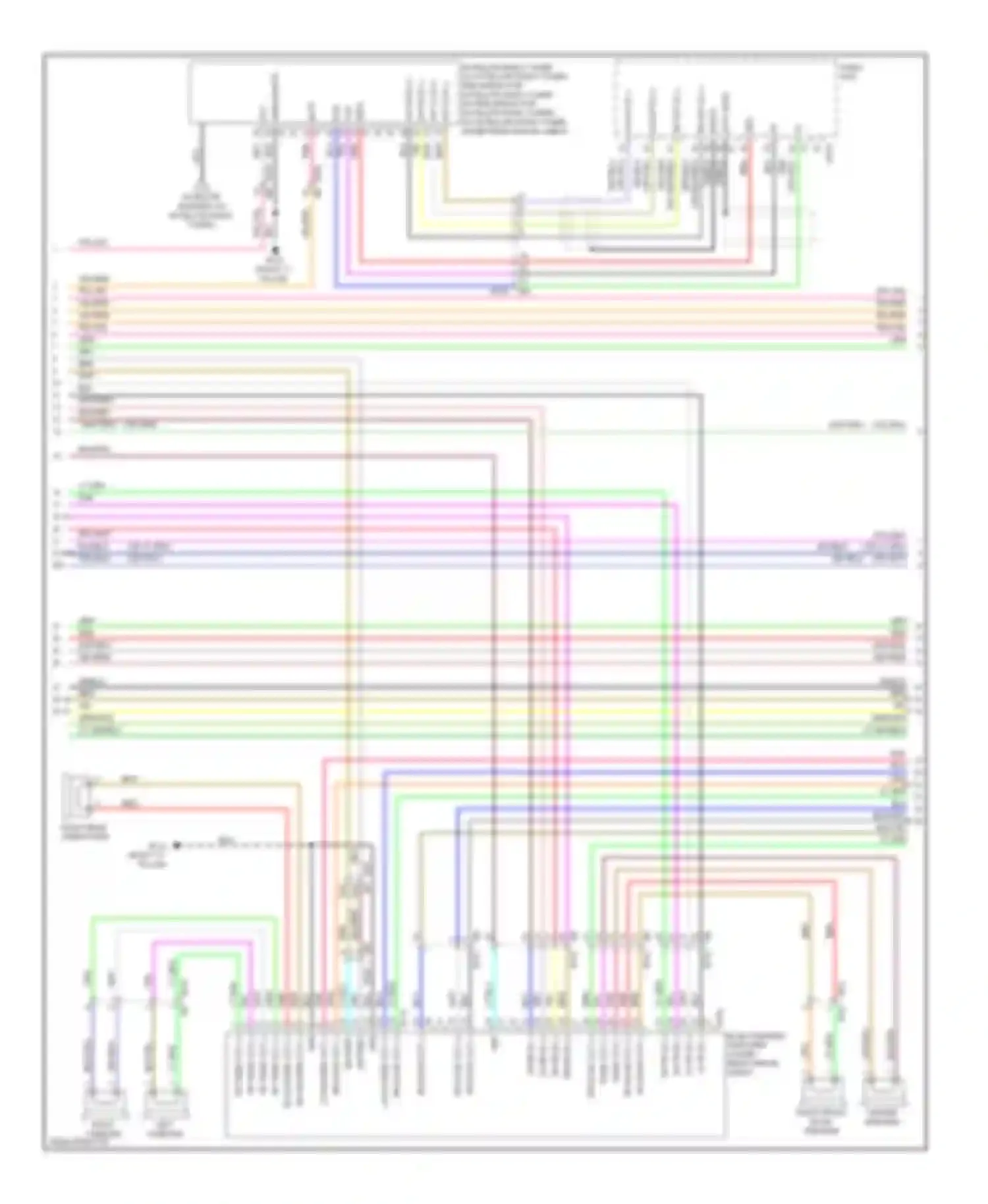 Maxima Nissan A35 (2008-2014): Radio circuit, bose with monochrome display (2 of 3)