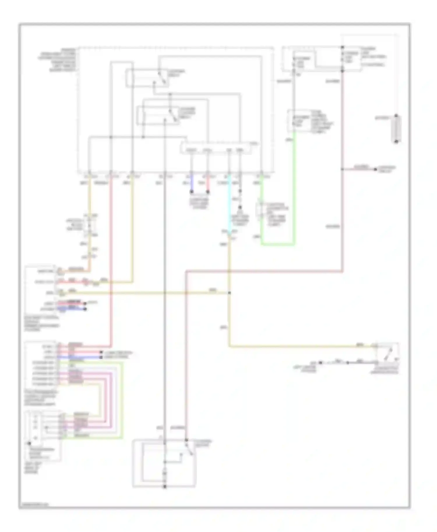 Maxima Nissan A35 (2008-2014): Starting circuit