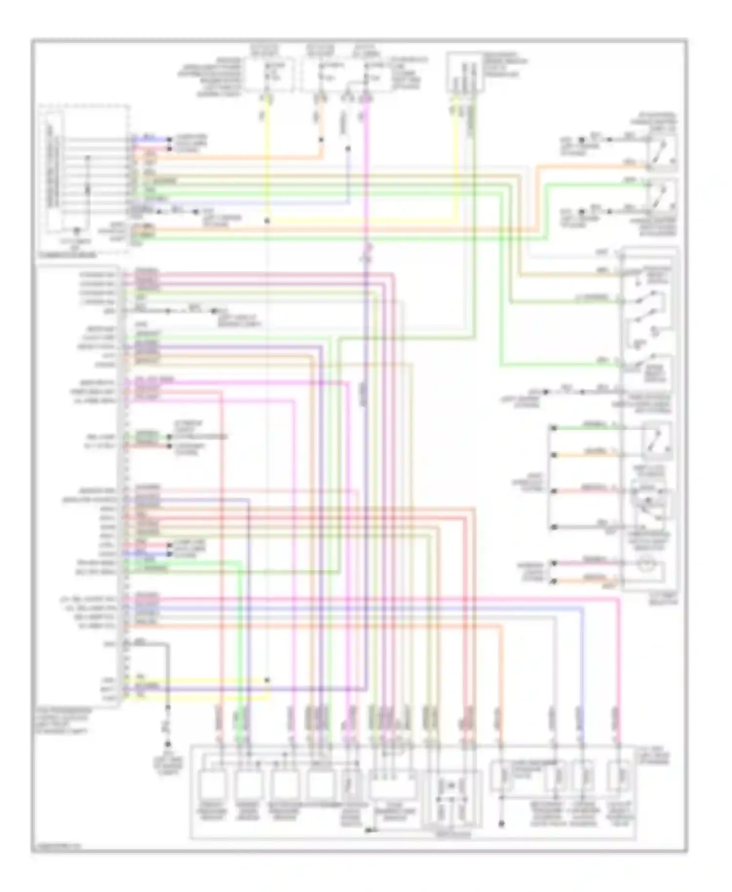 Maxima Nissan A35 (2008-2014): Transmission circuit