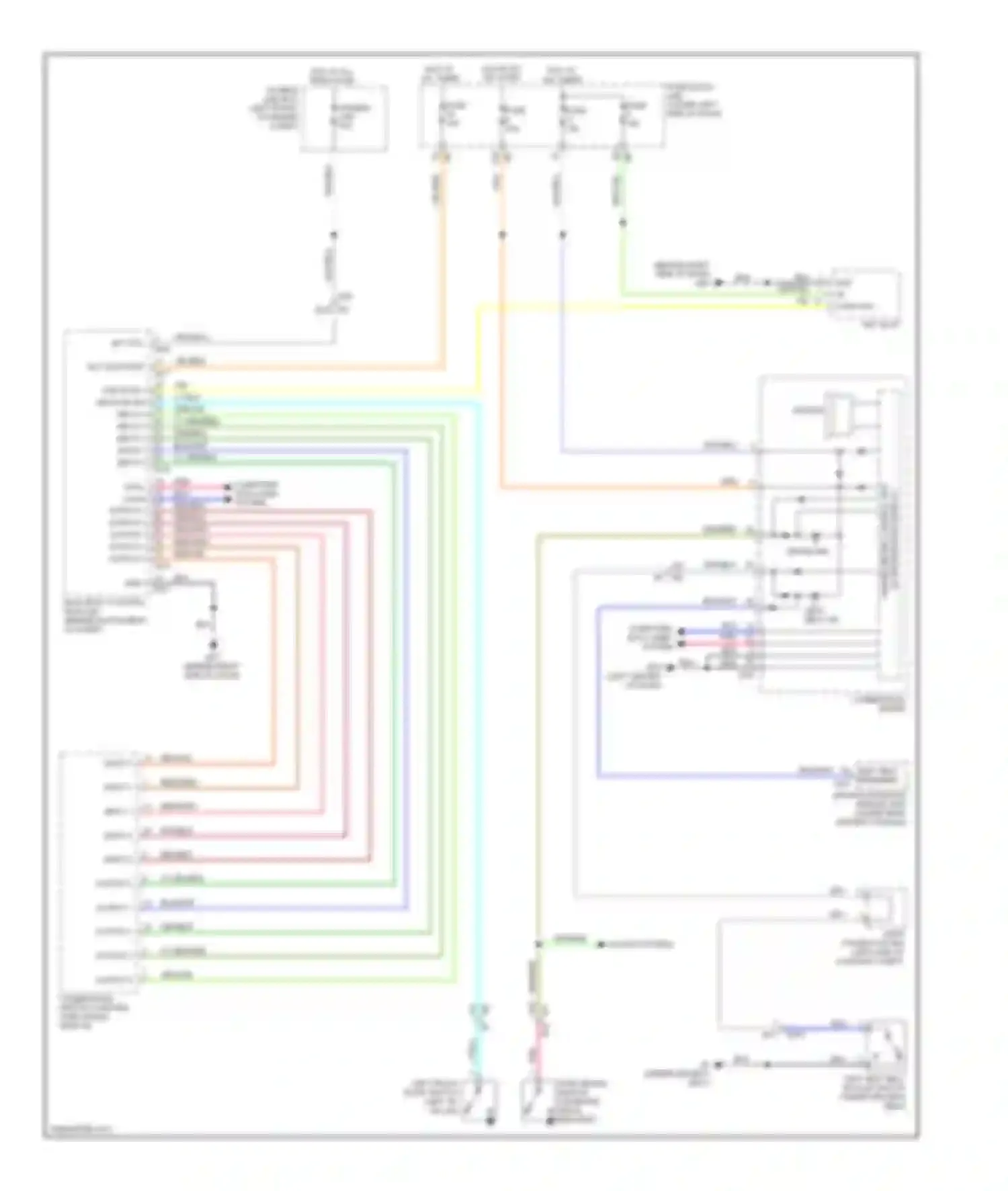 Maxima Nissan A35 (2008-2014): Chime circuit