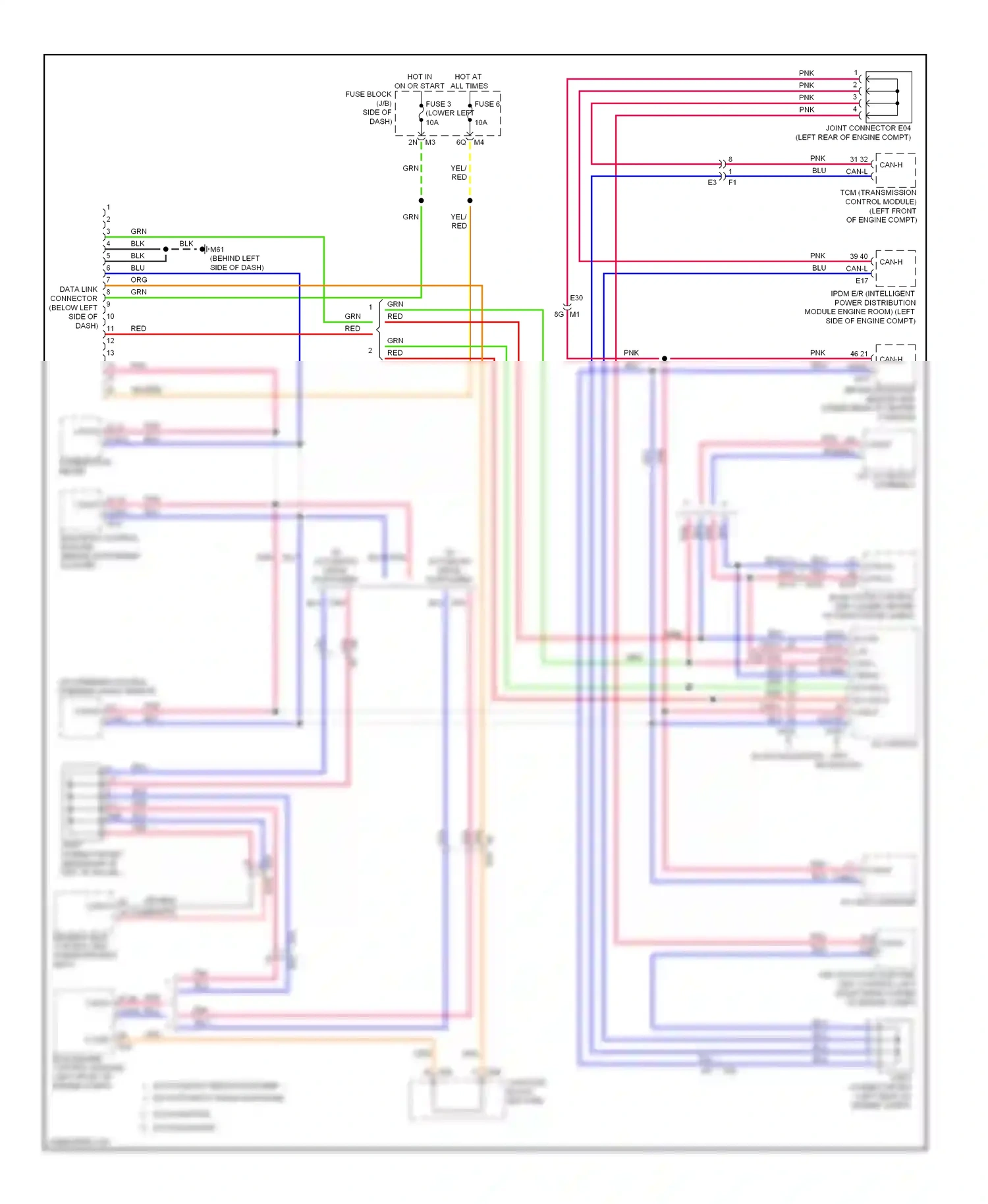 Wiring diagram blk for Nissan Maxima A35 (2008-2014) (10 of 77)