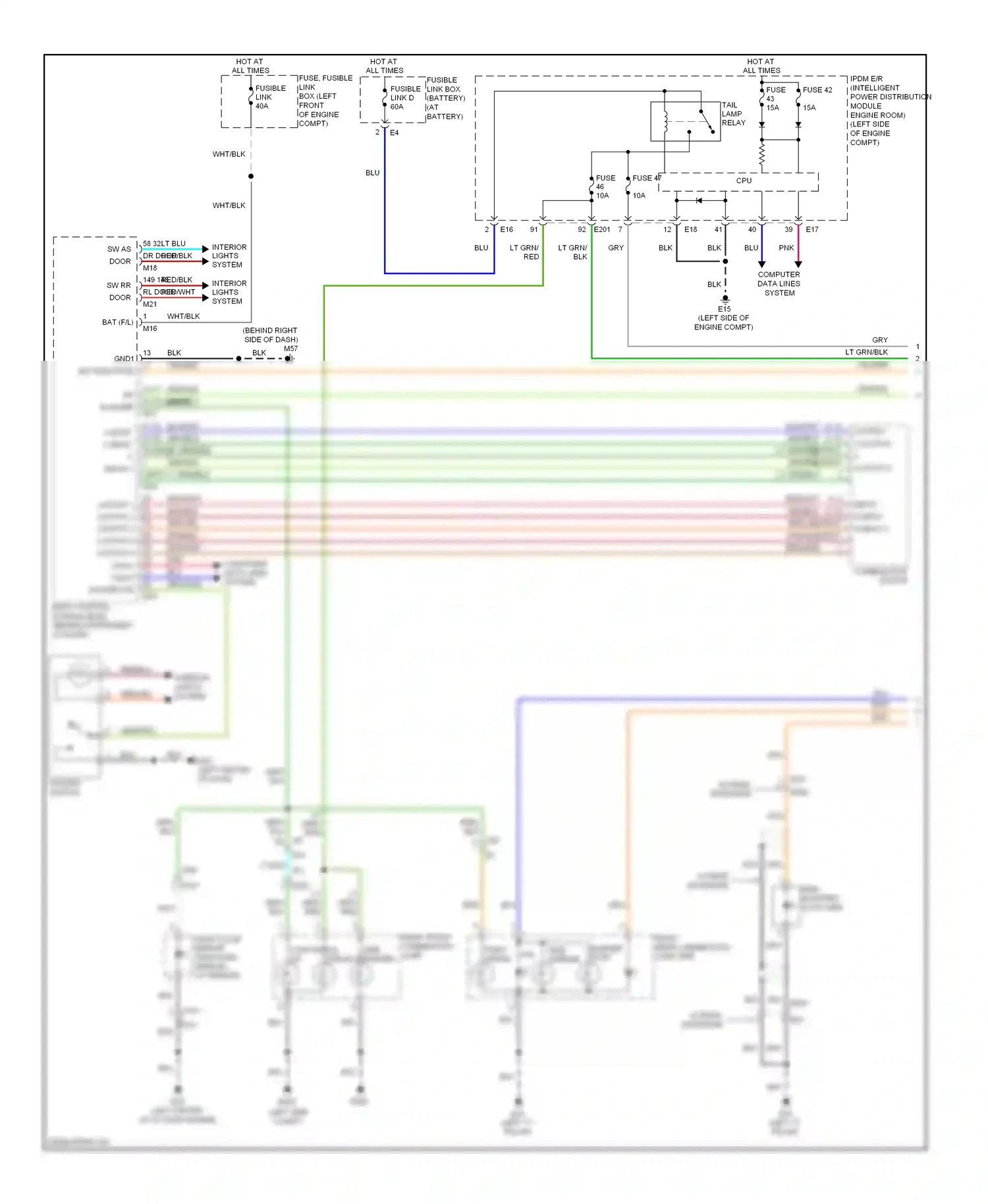 Wiring diagram blk for Nissan Maxima A35 (2008-2014) (23 of 77)