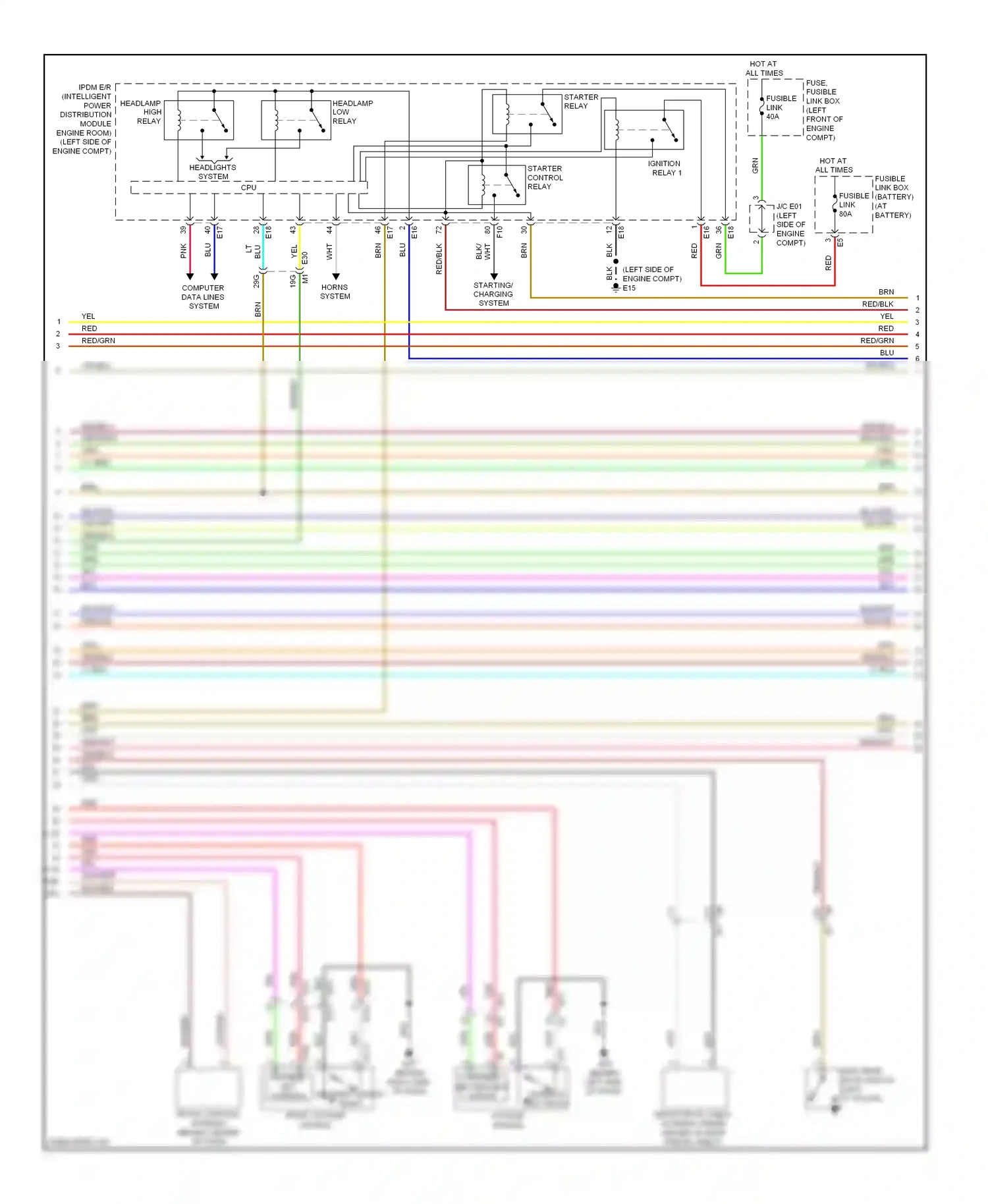 Wiring diagram blk for Nissan Maxima A35 (2008-2014) (4 of 77)