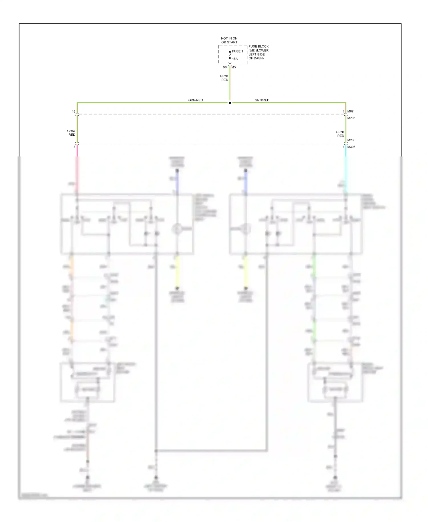 Wiring diagram blk/red for Nissan Maxima A35 (2008-2014) (13 of 33)