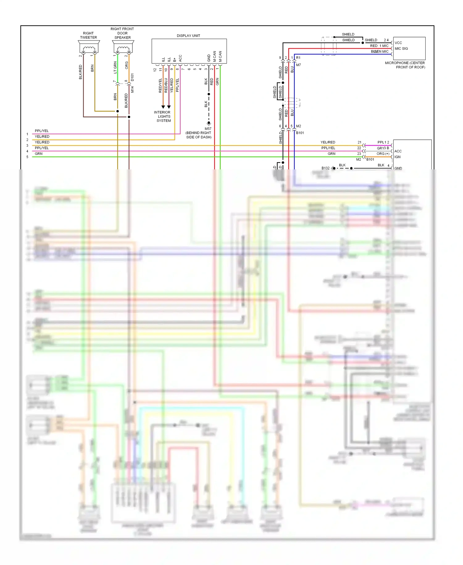 Wiring diagram cont 4 for Nissan Maxima A35 (2008-2014) (1 of 2)