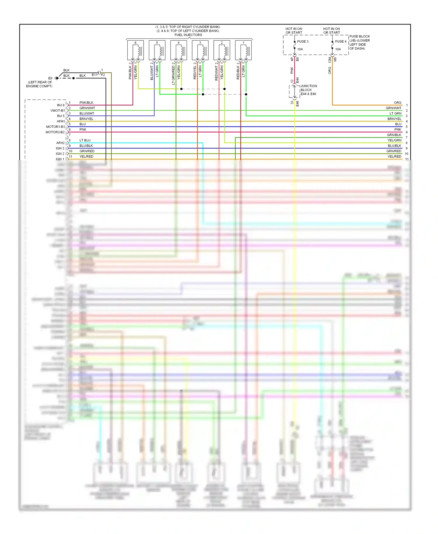 Nissan Maxima A35 (2008-2014) ecm (engine control module) (left front of engine compt) wiring diagram  (5 of 6)