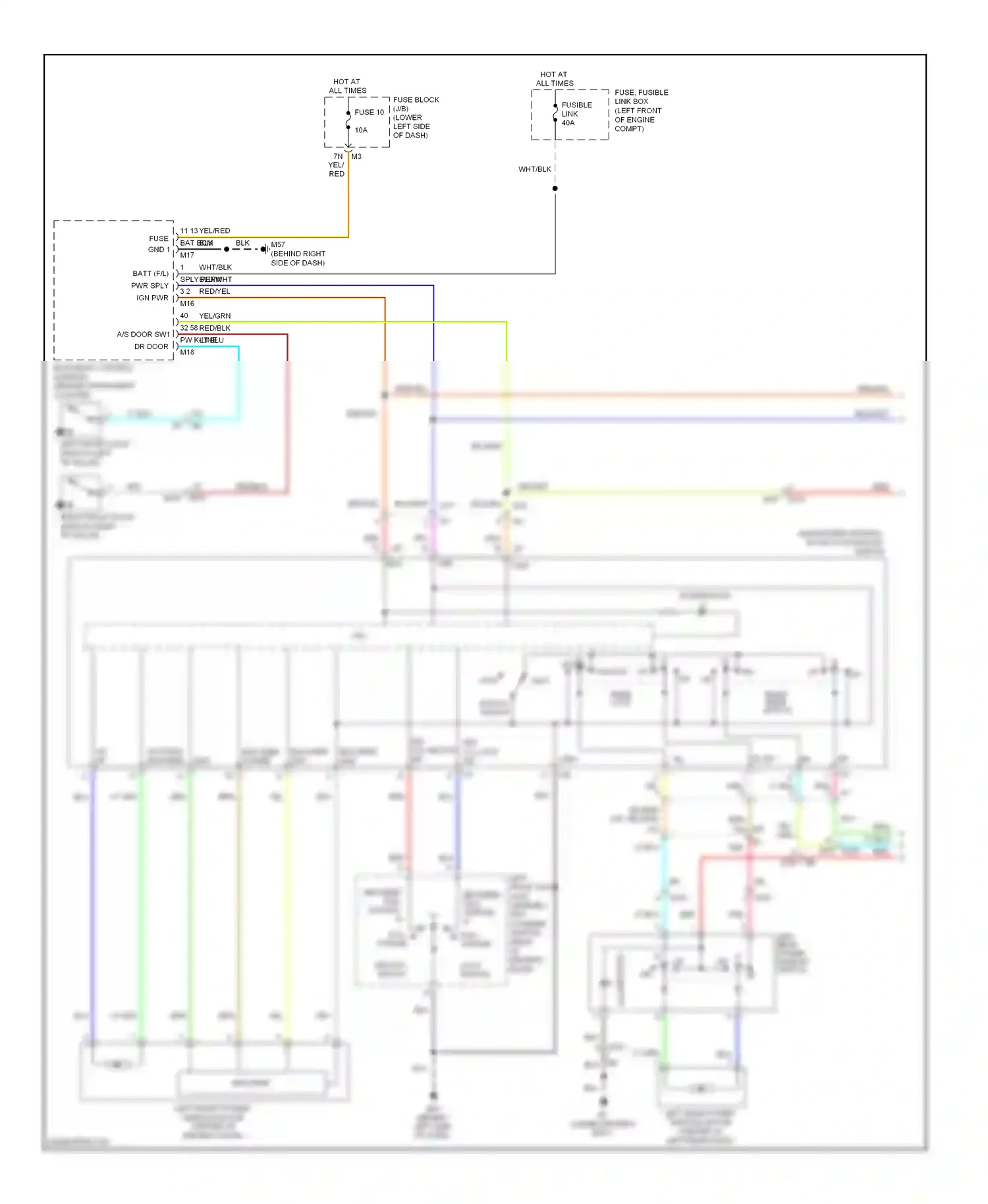 Nissan Maxima A35 (2008-2014) encoder wiring diagram  (1 of 2)