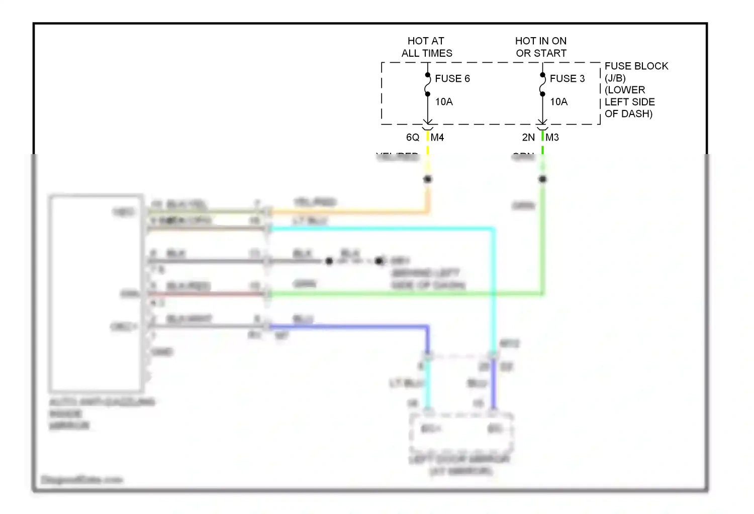 Wiring diagram fuse 3 for Nissan Maxima A35 (2008-2014) (1 of 13)