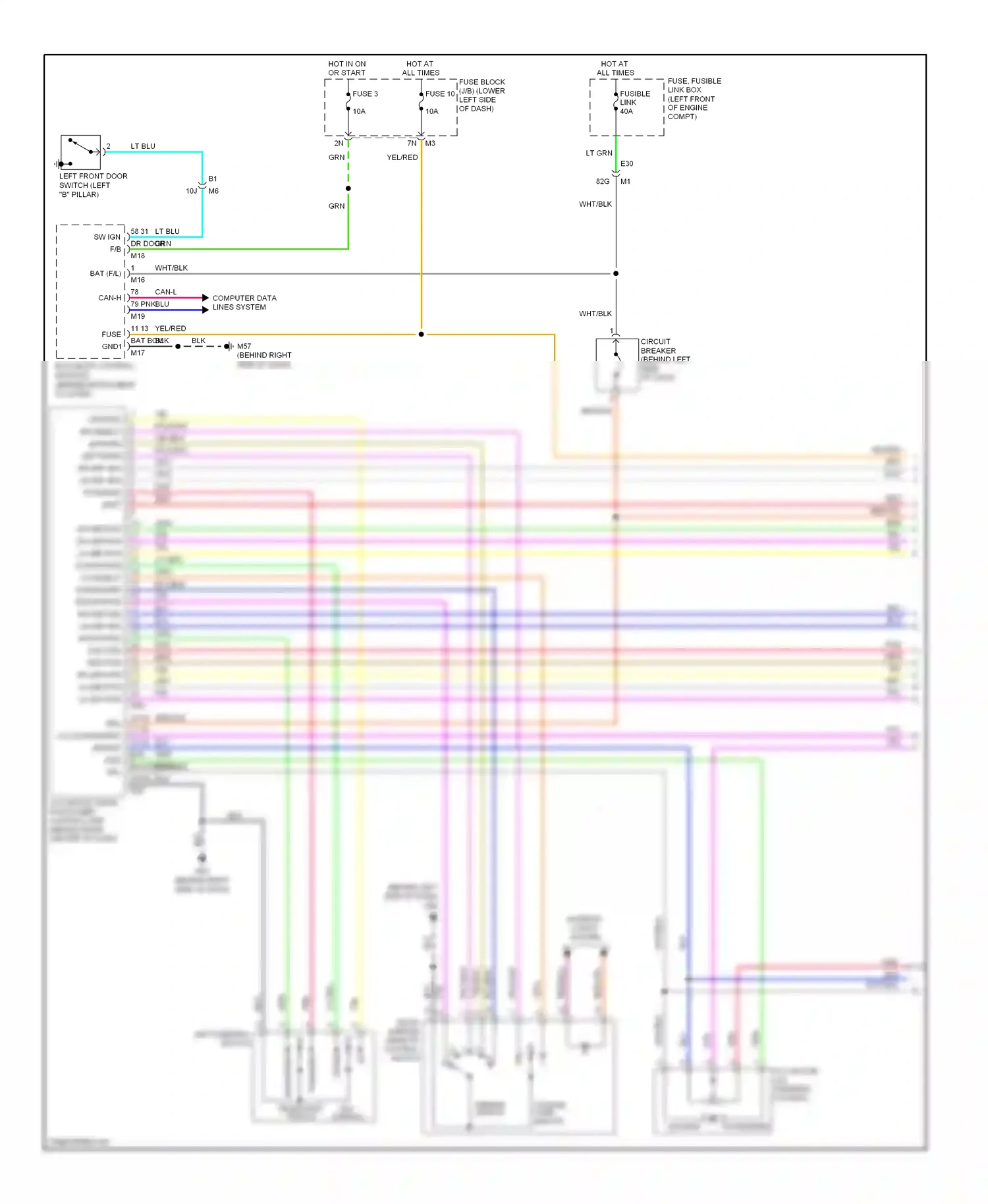 Wiring diagram grn for Nissan Maxima A35 (2008-2014) (23 of 62)