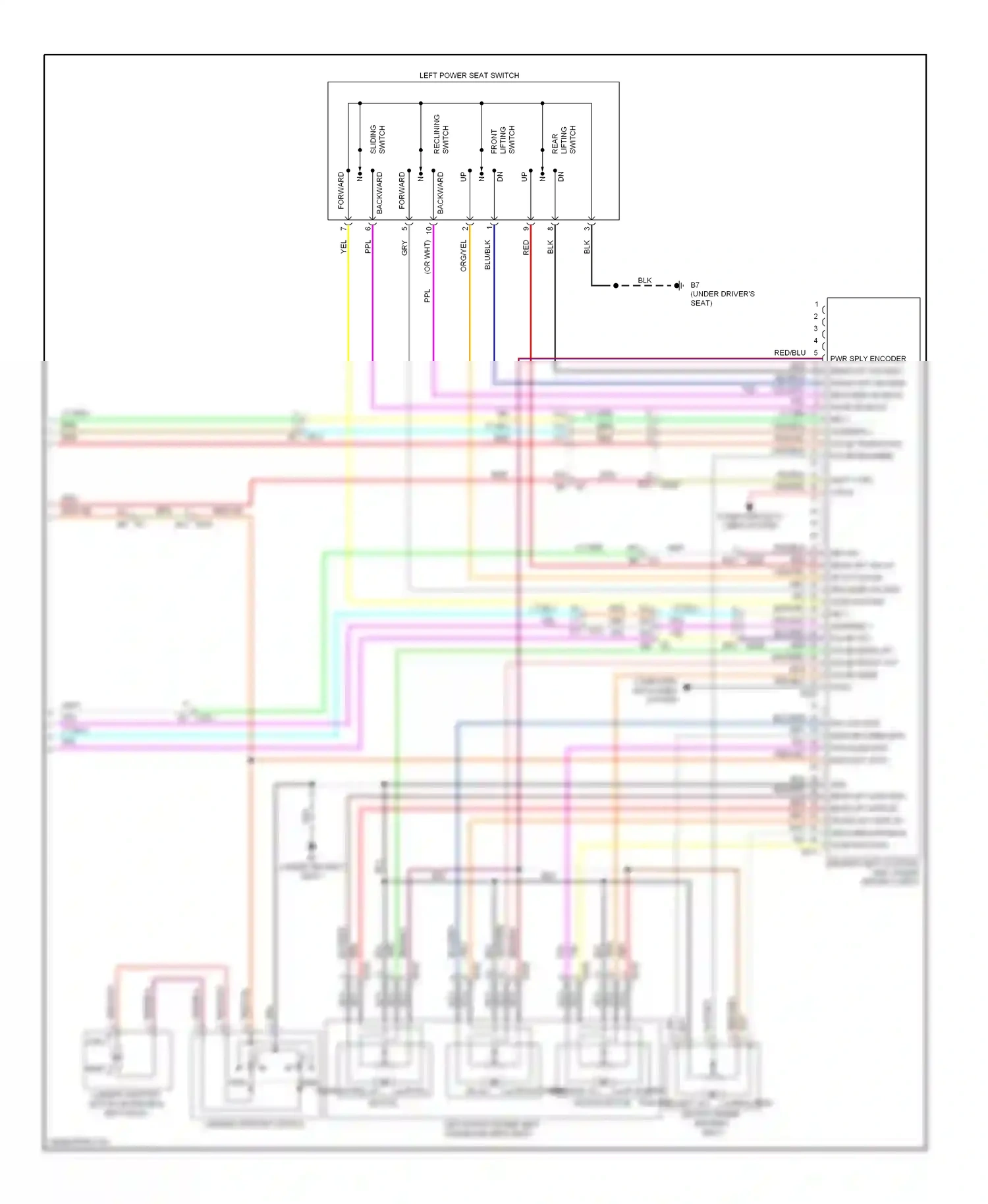 Wiring diagram org/ppl for Nissan Maxima A35 (2008-2014) (2 of 2)