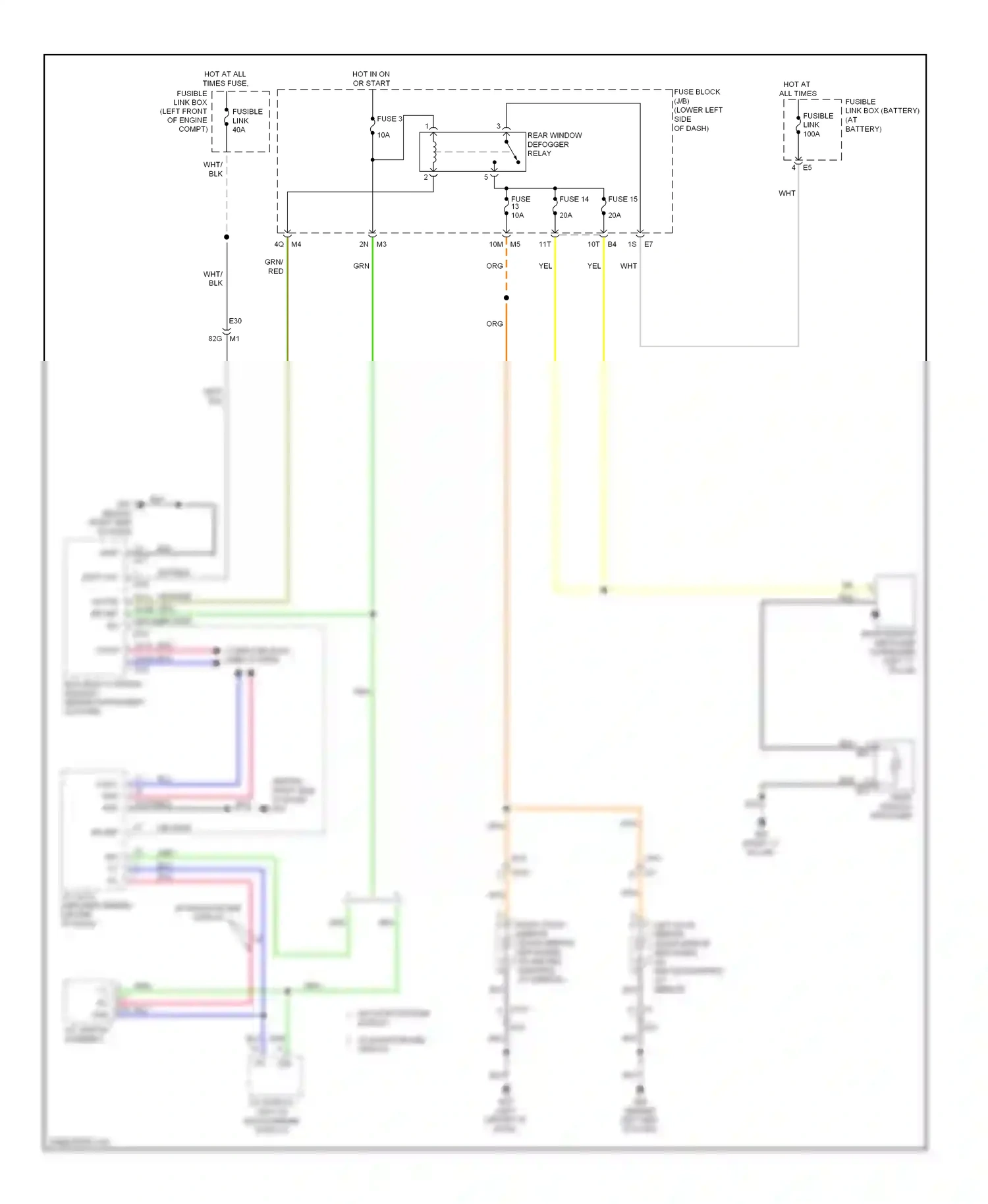 Wiring diagram red for Nissan Maxima A35 (2008-2014) (13 of 64)