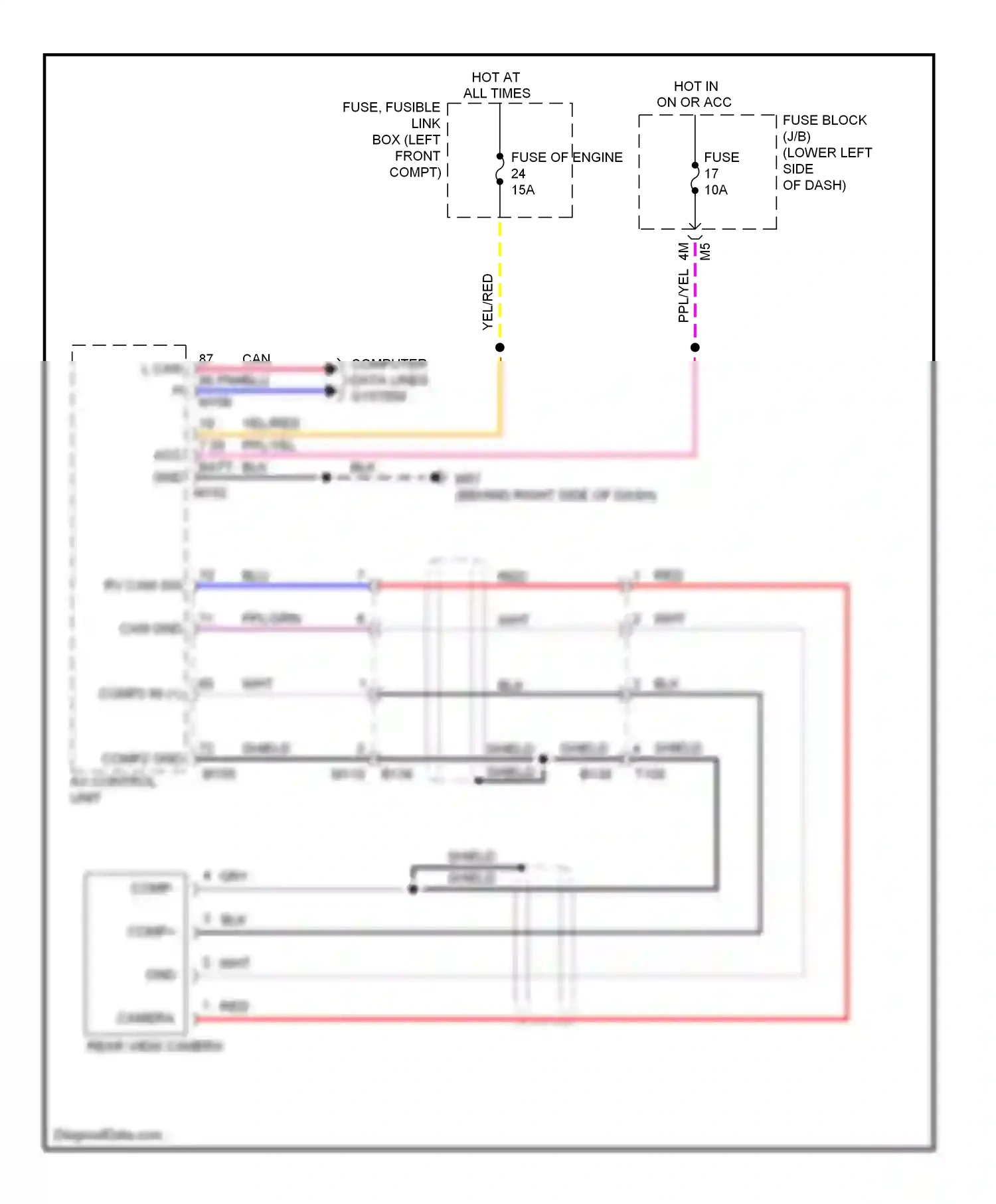 Wiring diagram red for Nissan Maxima A35 (2008-2014) (40 of 64)