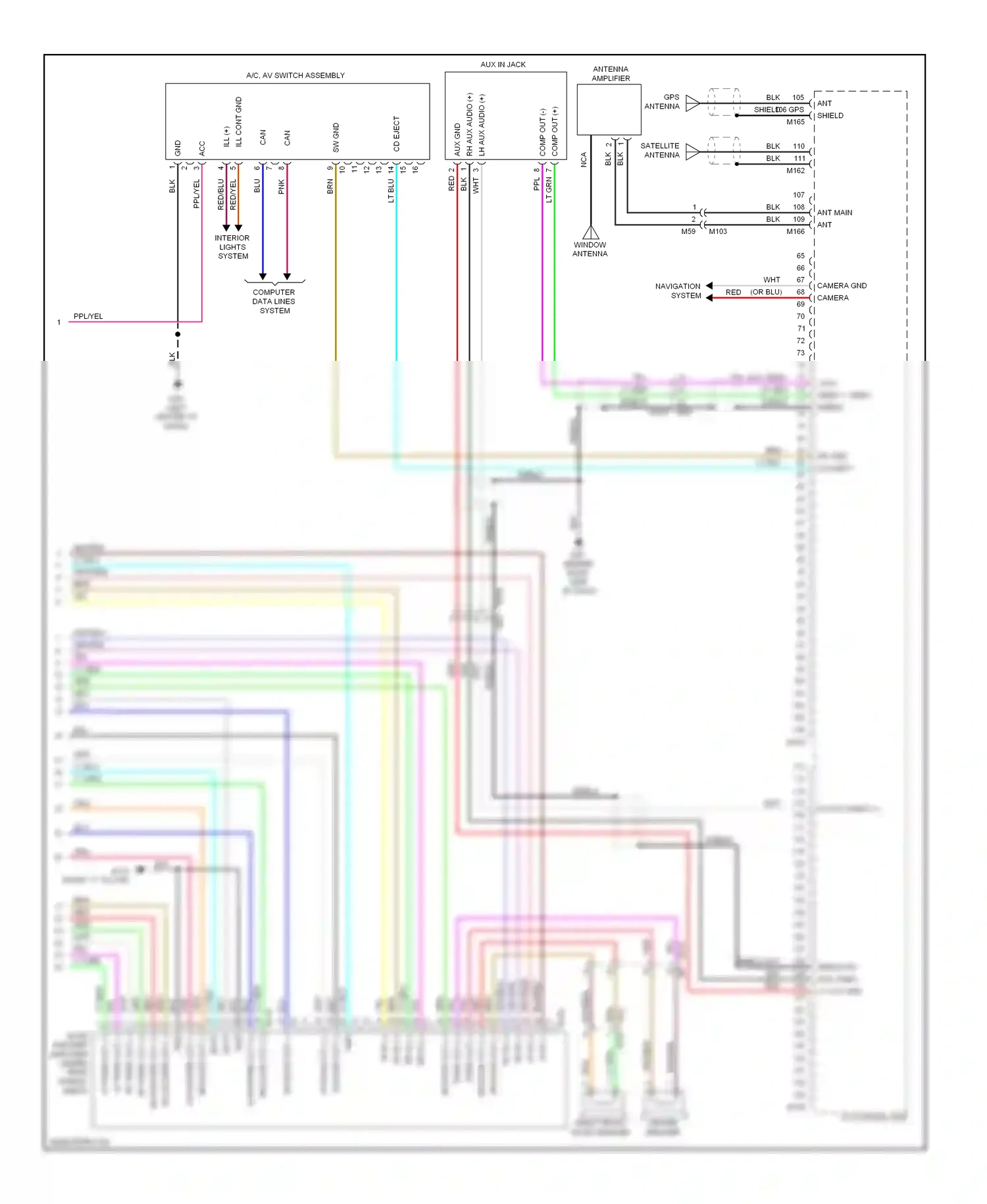 Wiring diagram red for Nissan Maxima A35 (2008-2014) (30 of 64)