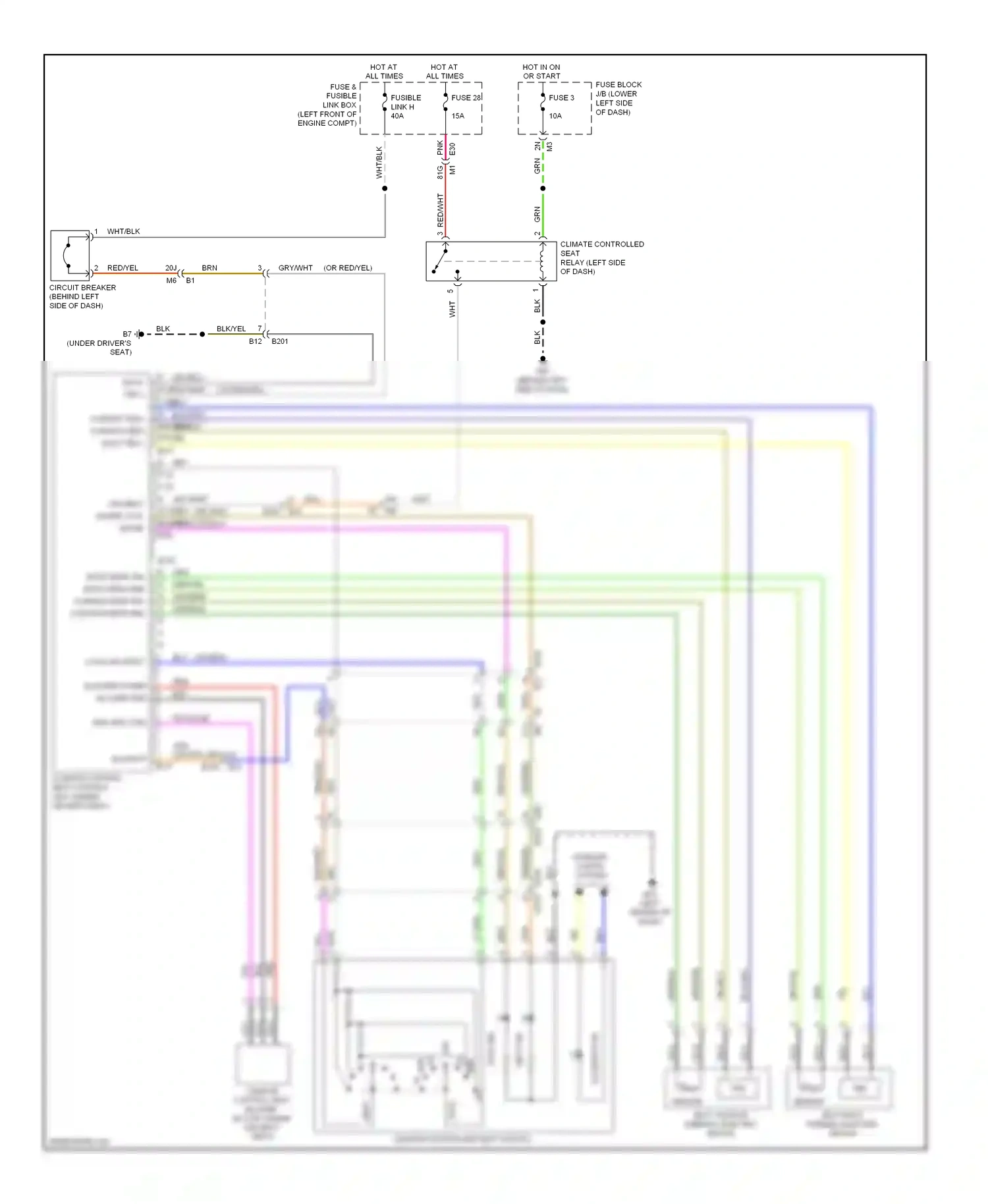 Nissan Maxima A35 (2008-2014) sensor wiring diagram  (2 of 3)