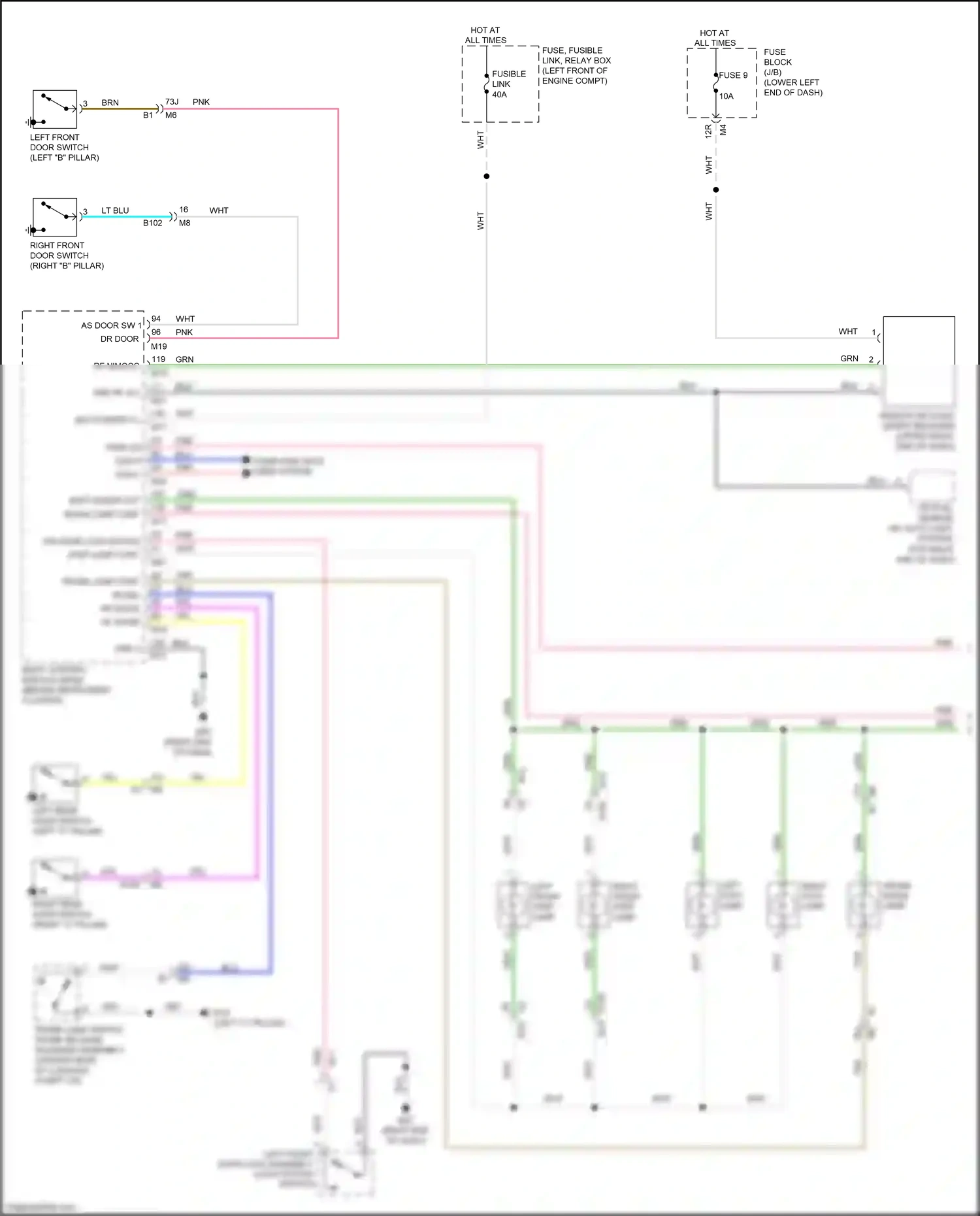 Wiring diagram blk for Nissan Maxima A36 (2015-2024) (81 of 106)