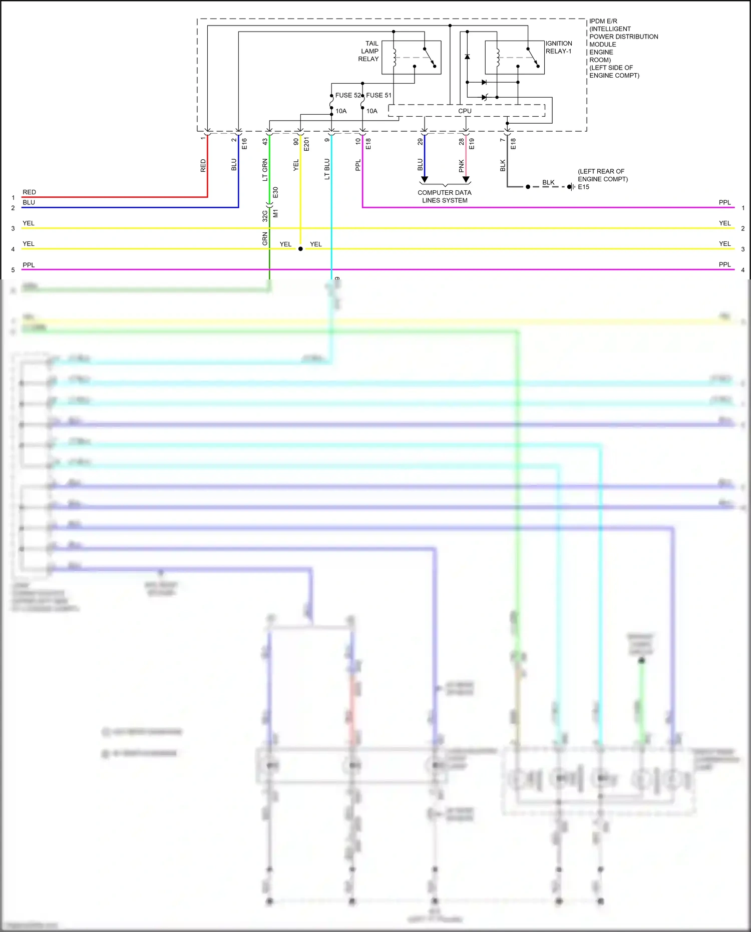 Wiring diagram blk for Nissan Maxima A36 (2015-2024) (14 of 106)