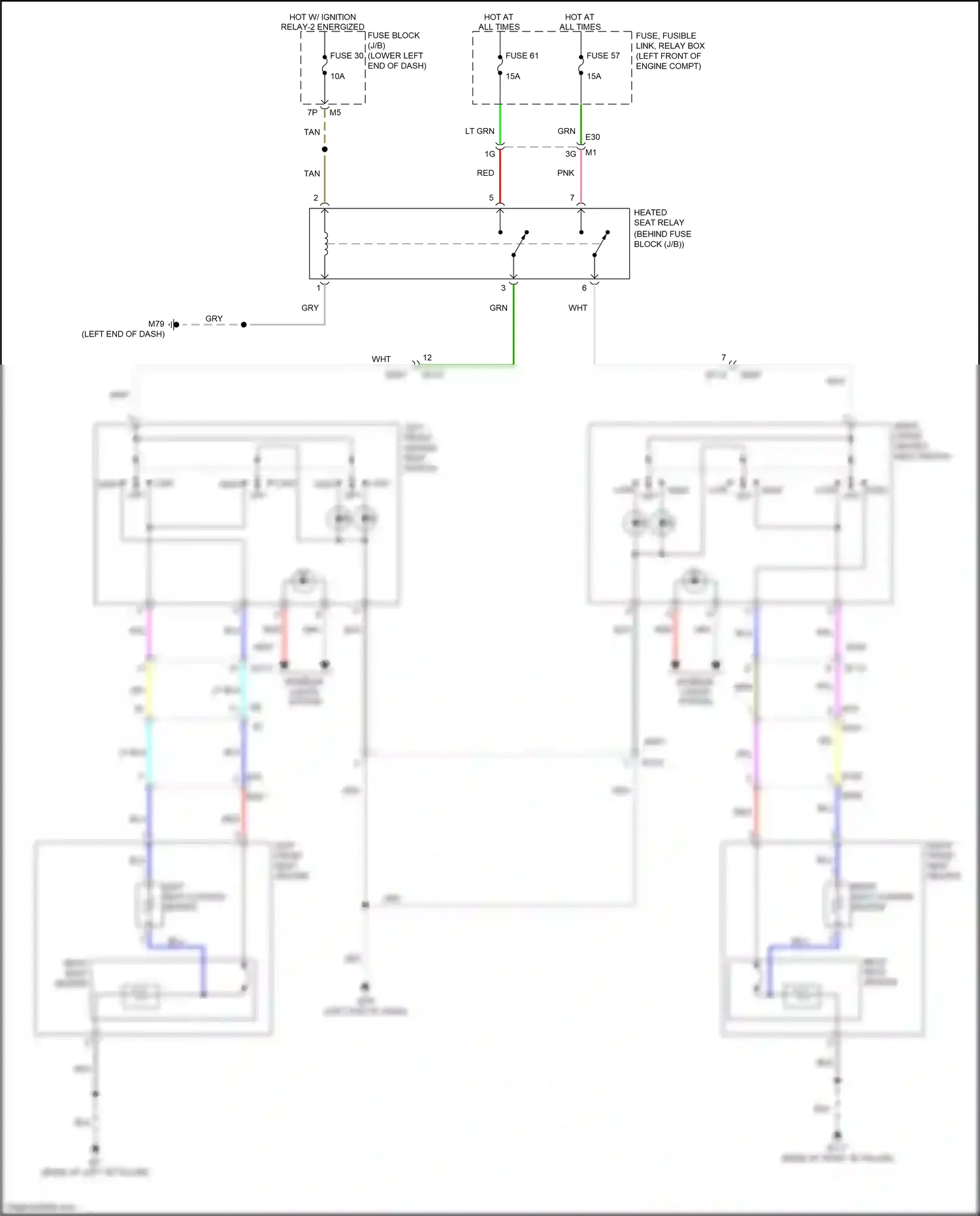 Wiring diagram blk for Nissan Maxima A36 (2015-2024) (22 of 106)