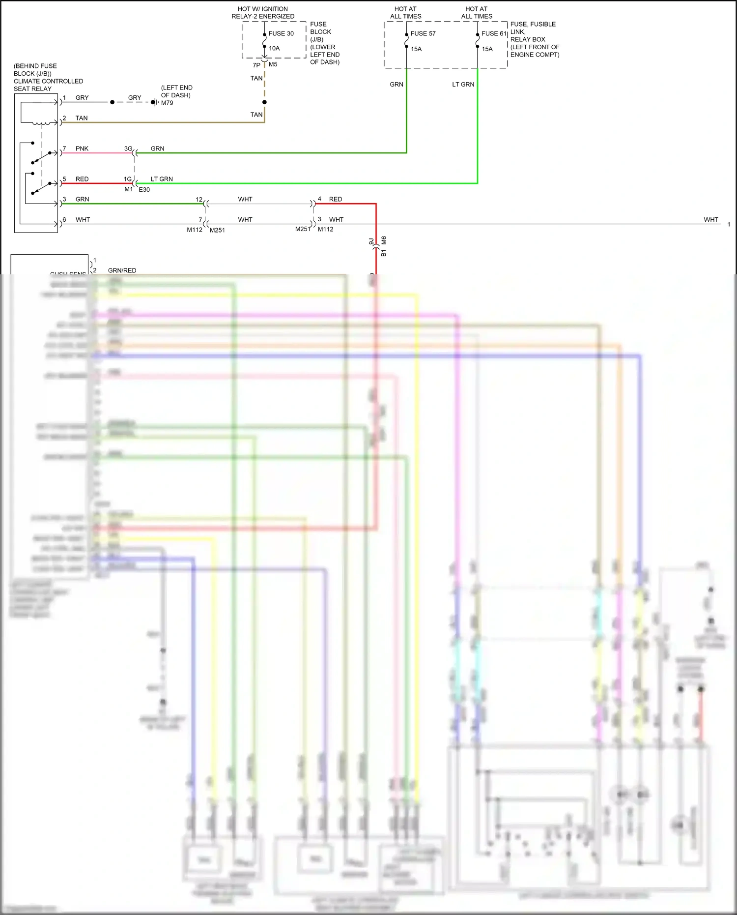 Wiring diagram blu for Nissan Maxima A36 (2015-2024) (21 of 91)
