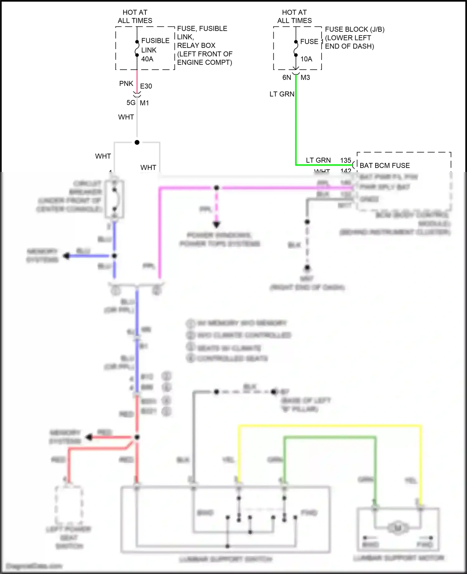 Wiring diagram blu for Nissan Maxima A36 (2015-2024) (22 of 91)