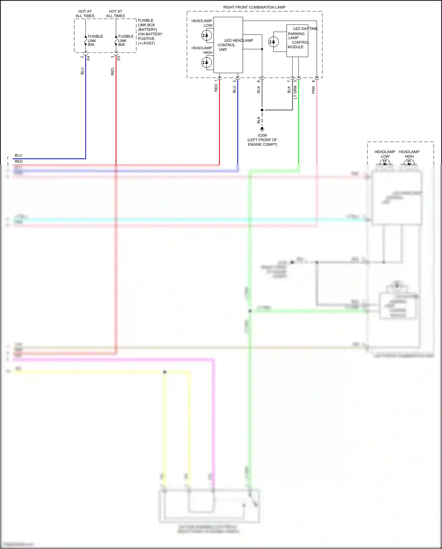 Wiring diagram blu for Nissan Maxima A36 (2015-2024) (57 of 91)