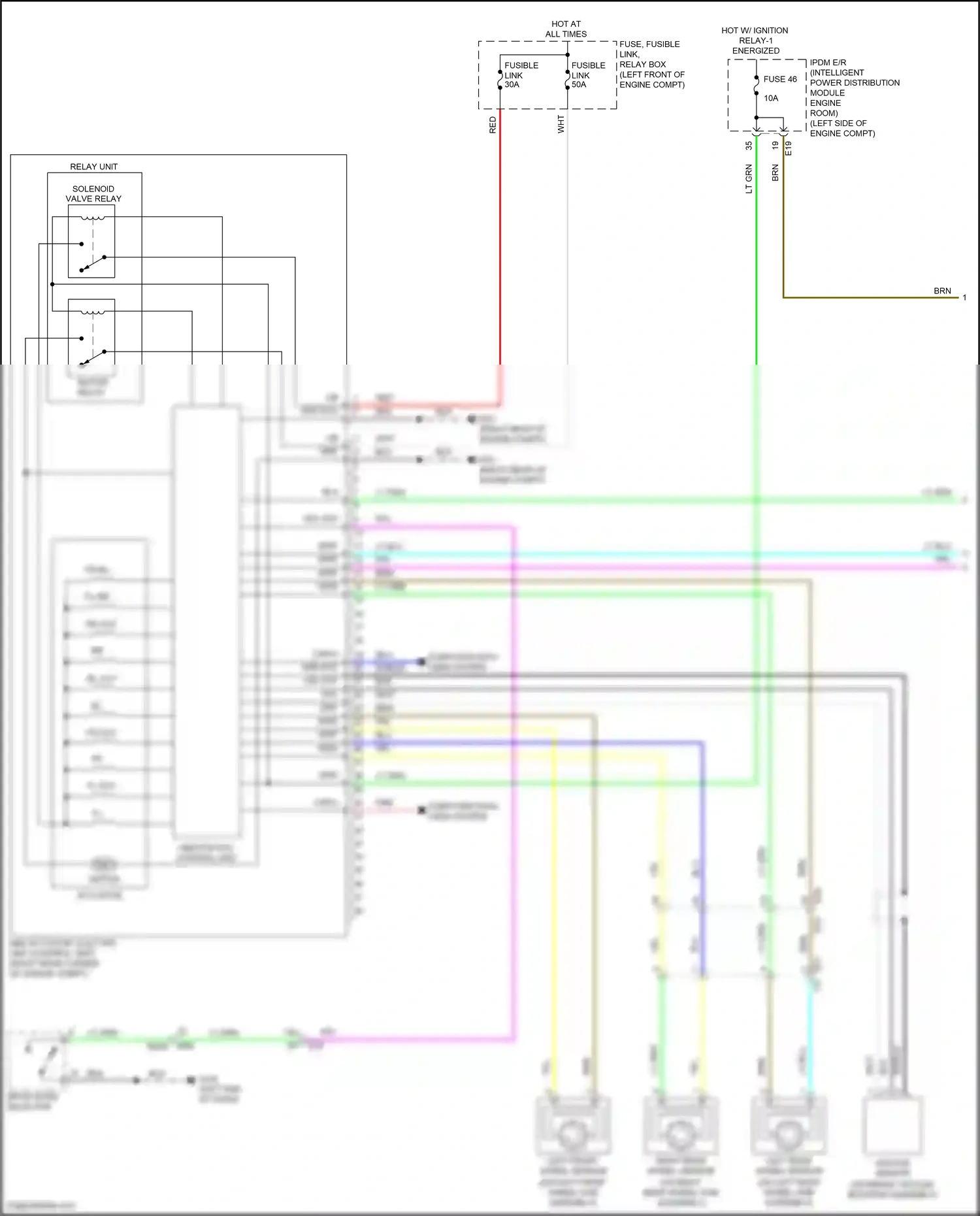 Wiring diagram blu for Nissan Maxima A36 (2015-2024) (71 of 91)